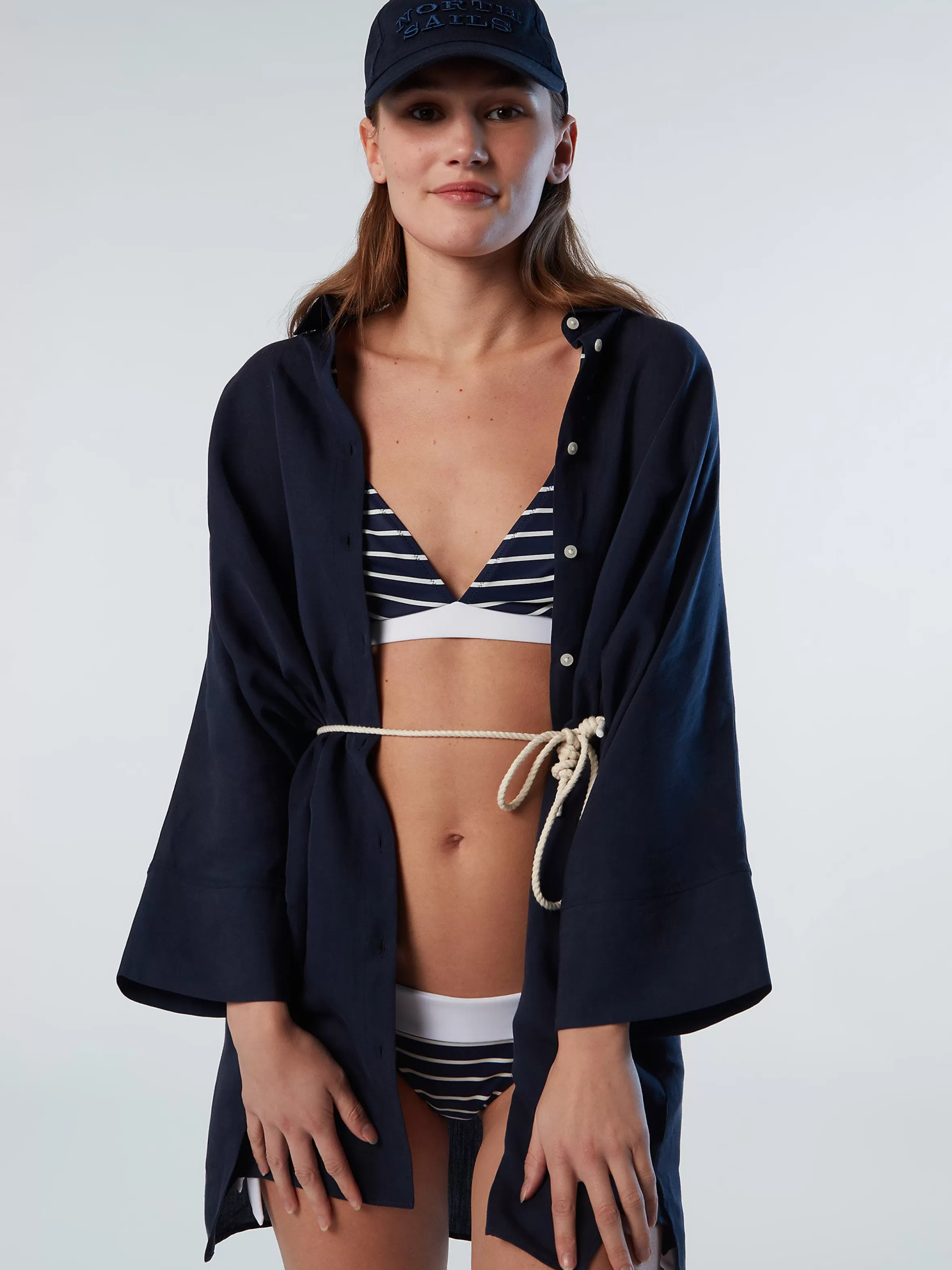 Donna North Sails Abito Chemisier A Kimono