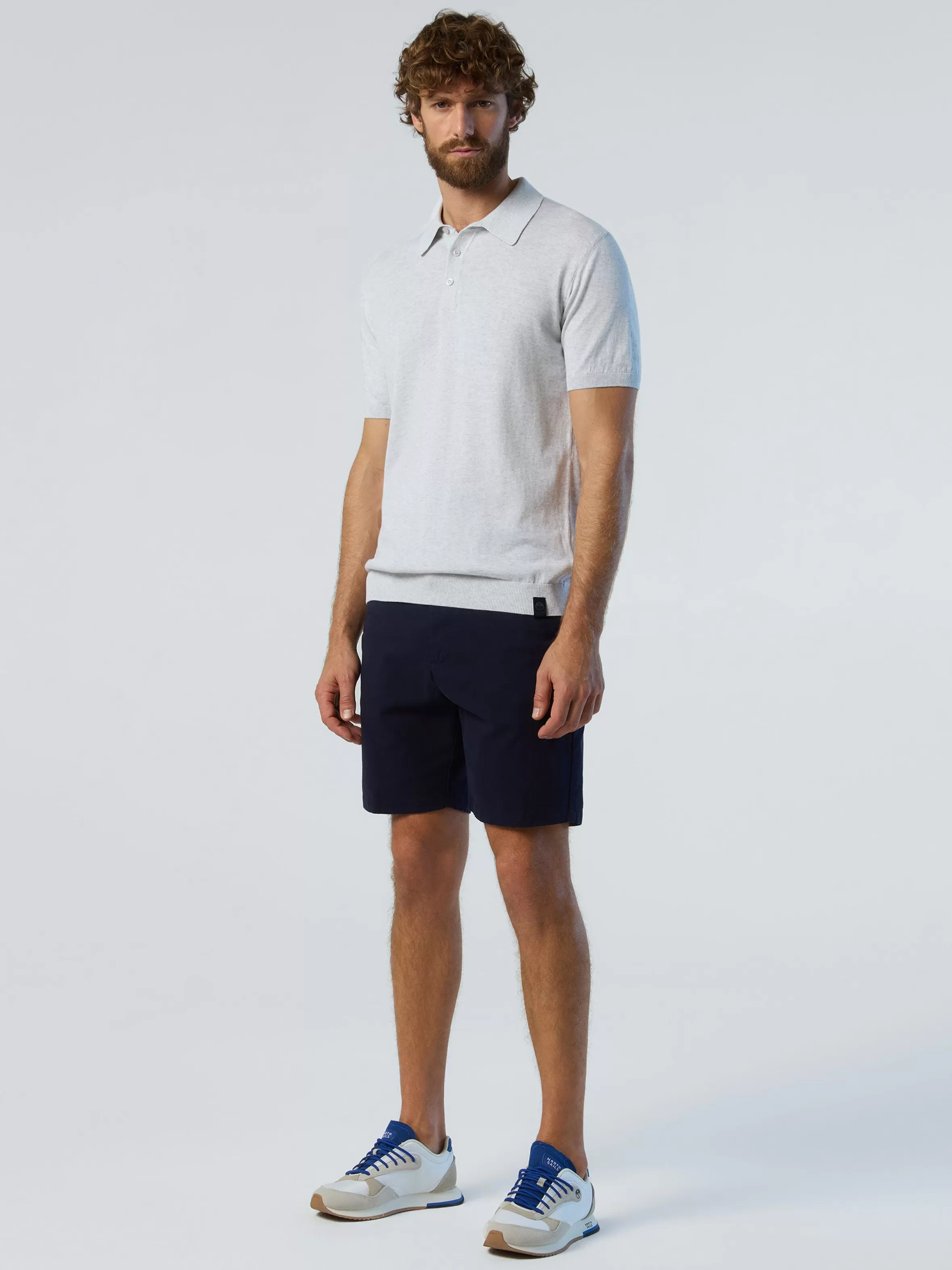 Uomo North Sails Bermuda Chino In Gabardina