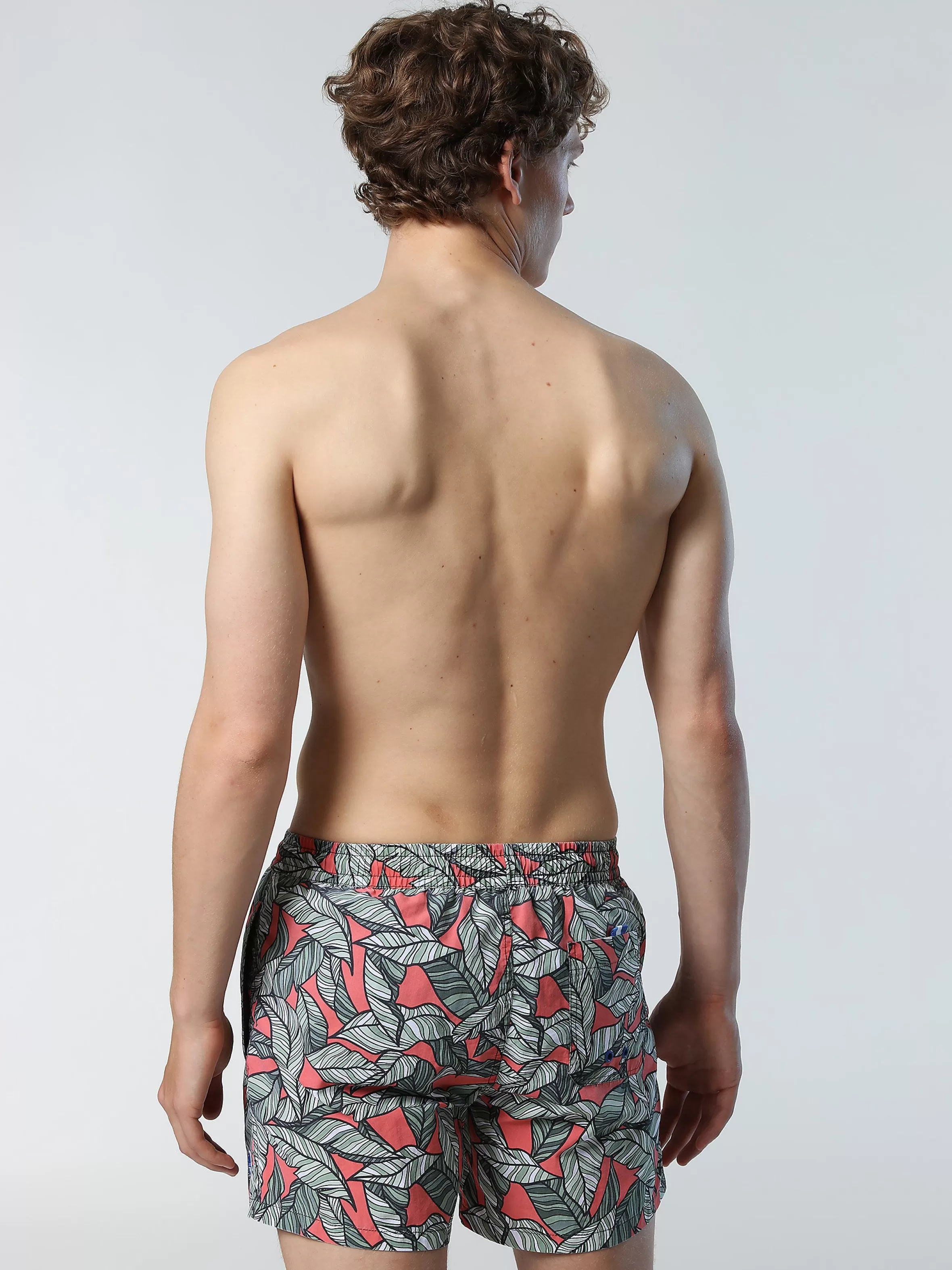 Uomo North Sails Boxer Mare Con Motivo Tropical