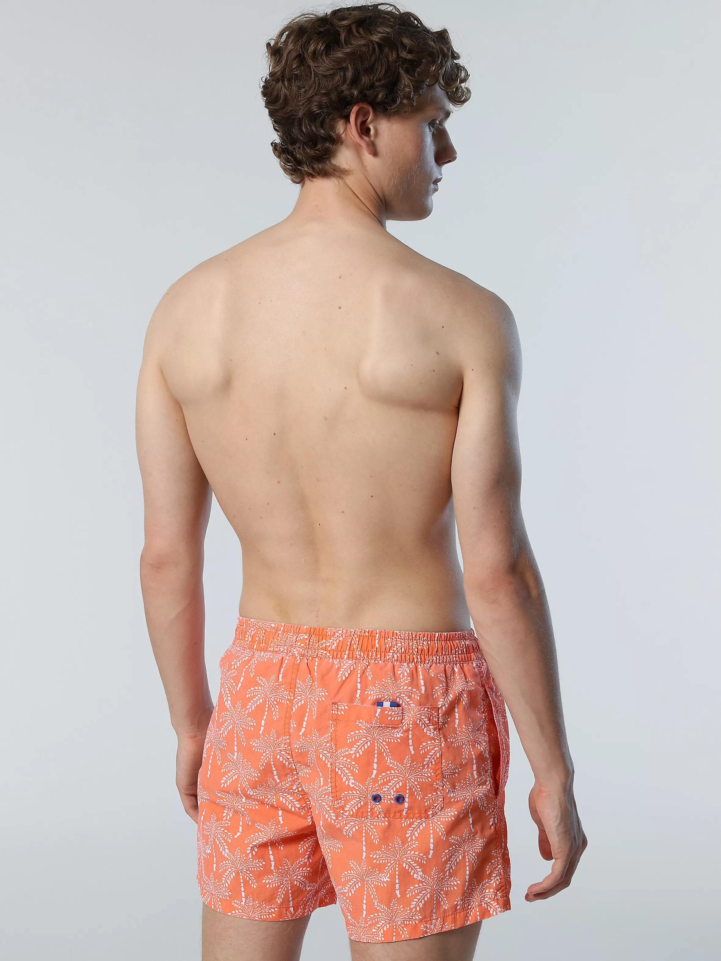 Uomo North Sails Boxer Mare Con Motivo Tropical