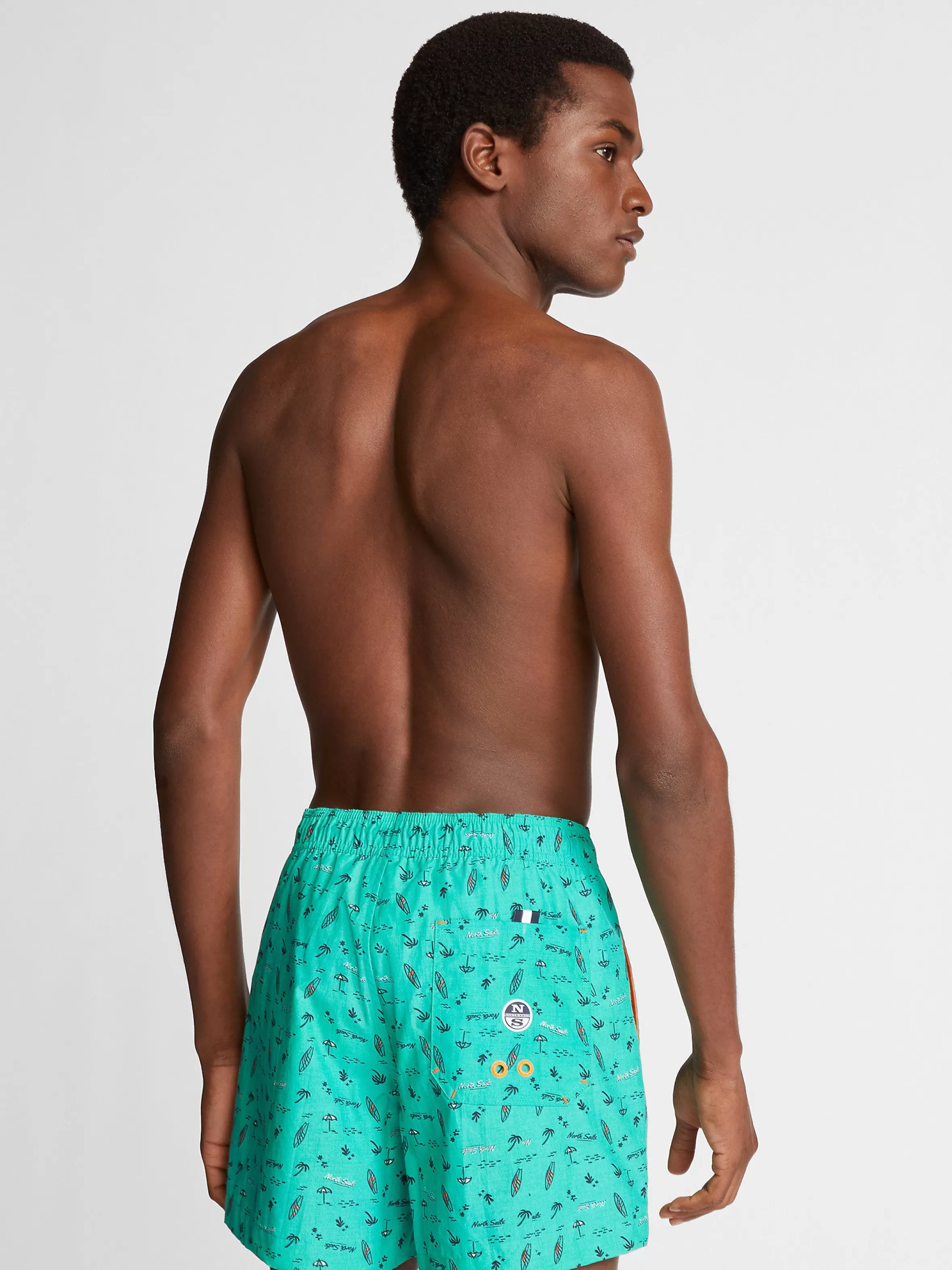 Uomo North Sails Boxer Mare Con Stampa