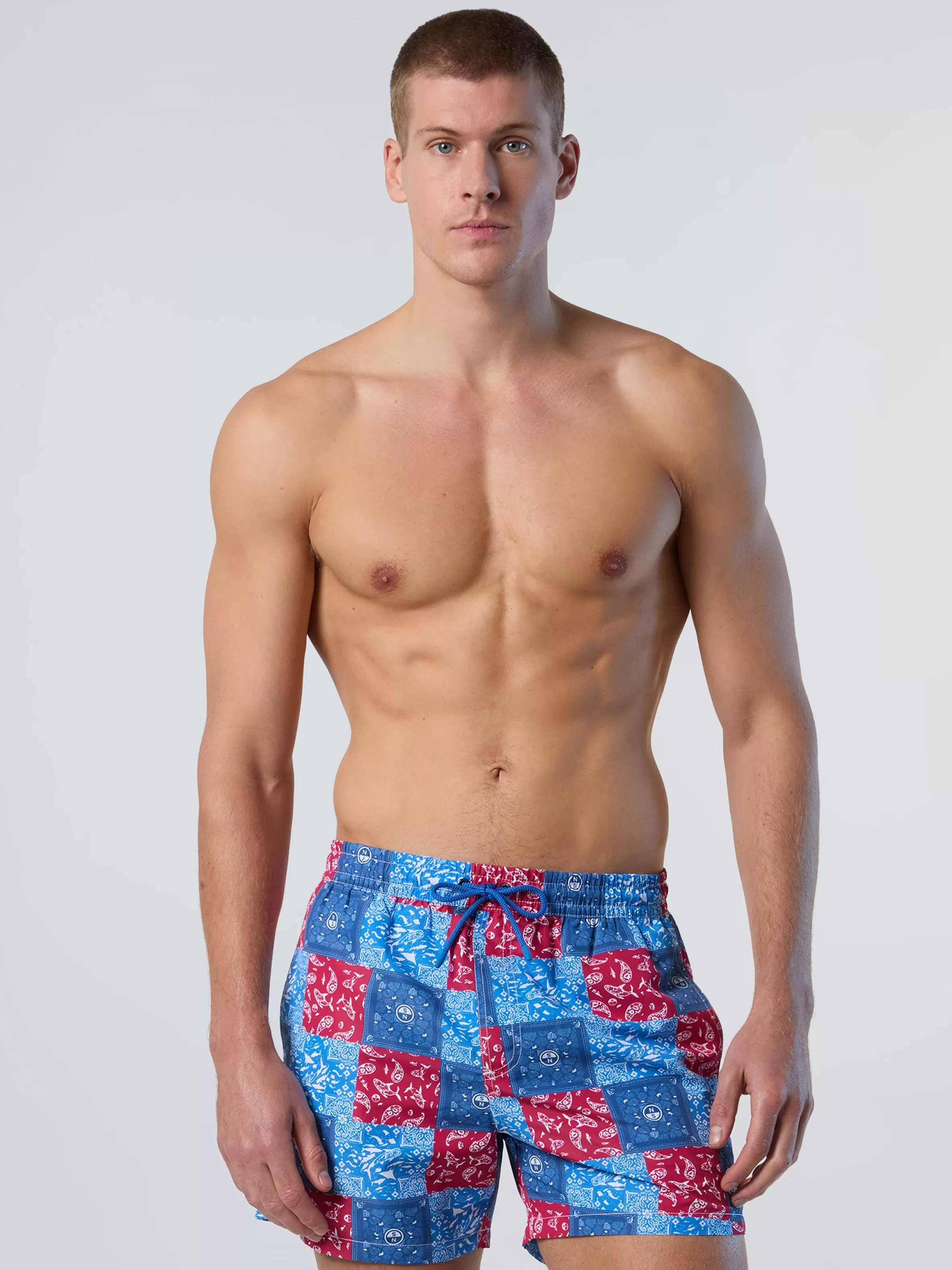 Uomo North Sails Boxer Mare Con Stampa