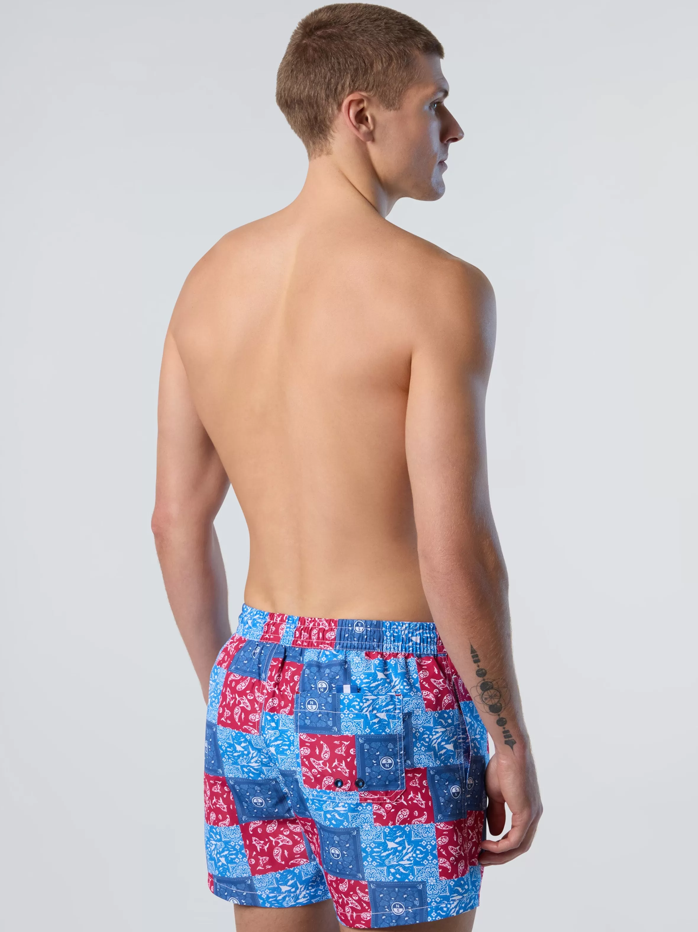 Uomo North Sails Boxer Mare Con Stampa