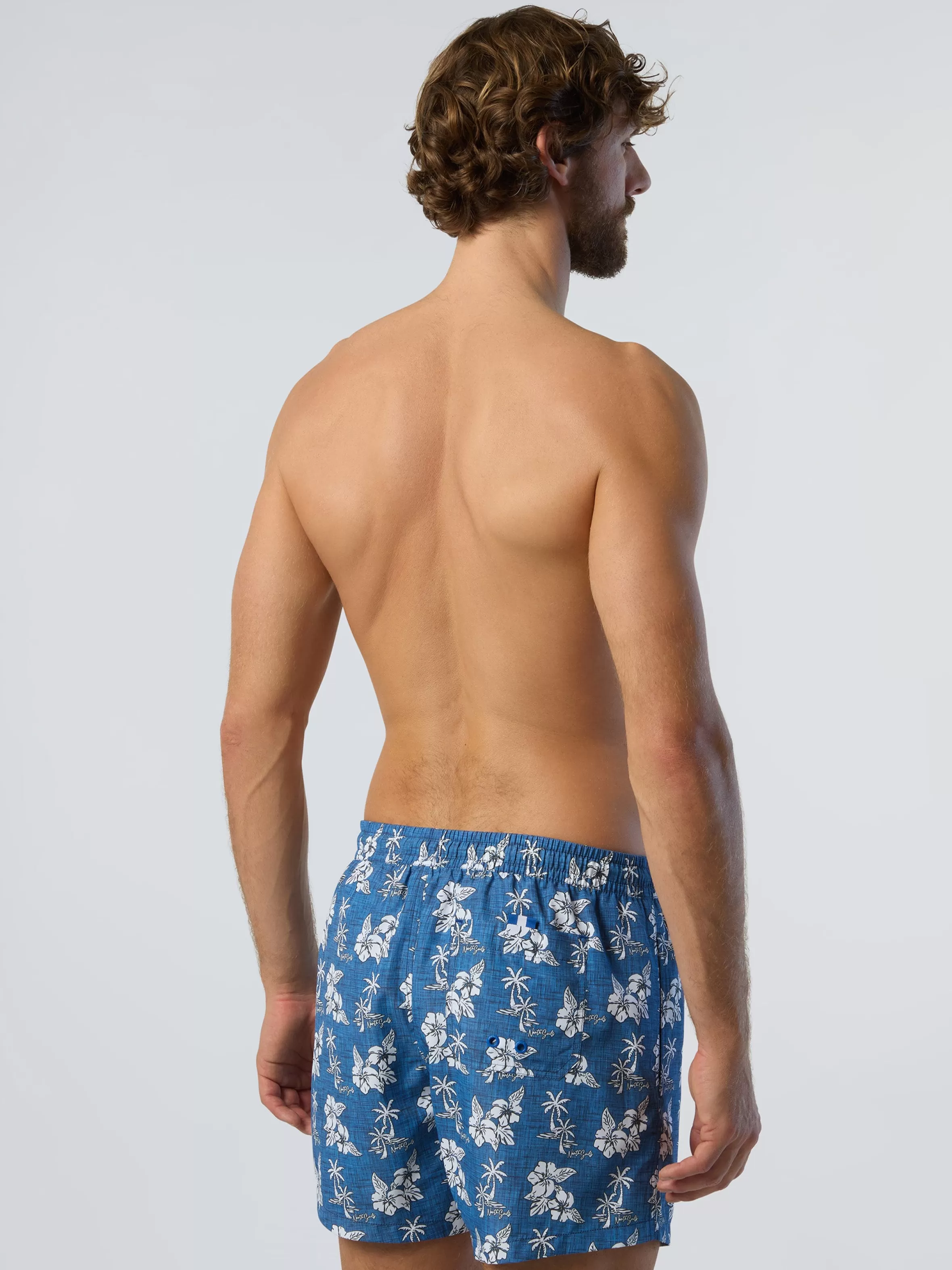 Uomo North Sails Boxer Mare Con Stampa