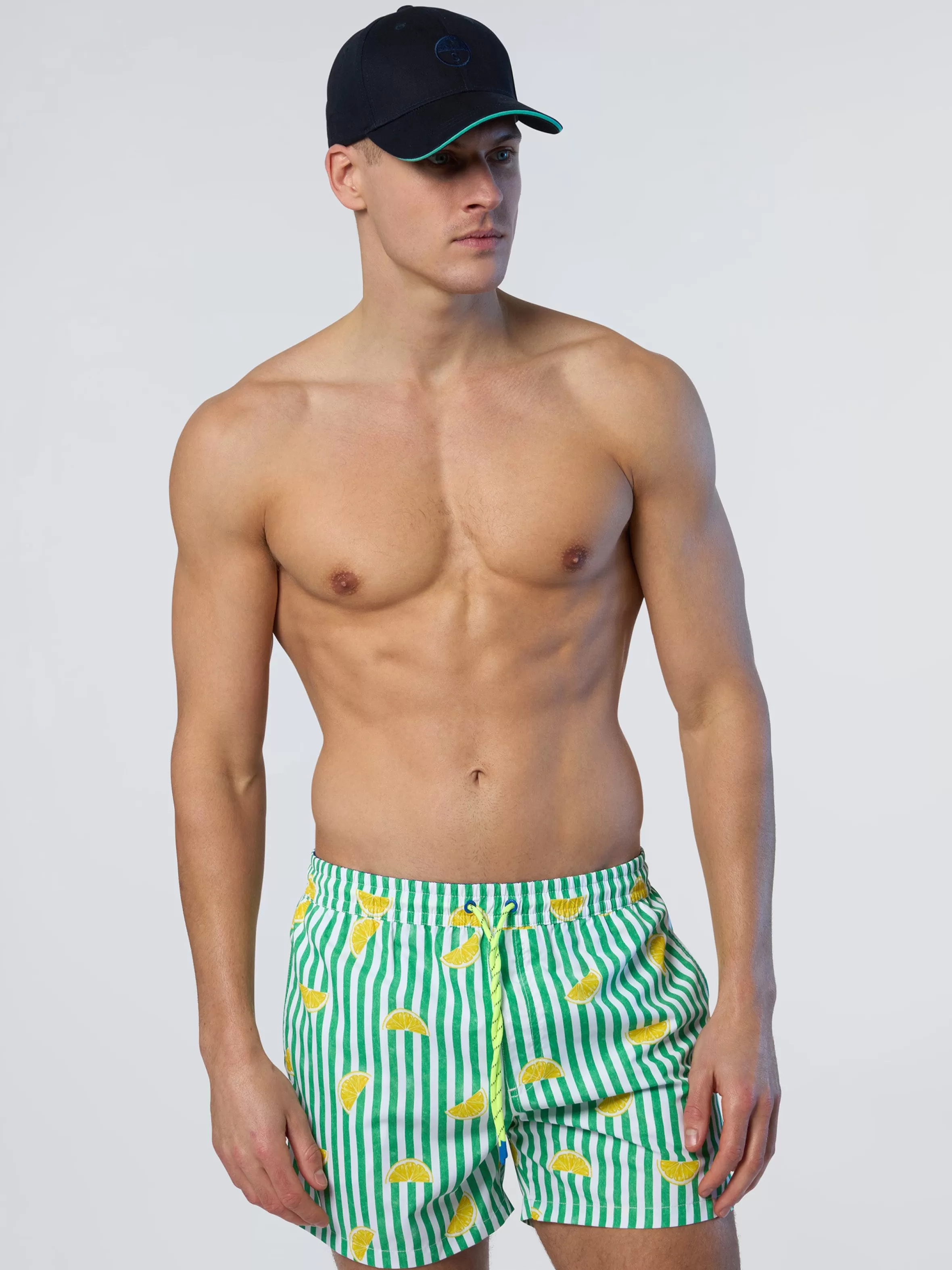 Uomo North Sails Boxer Mare Con Stampa