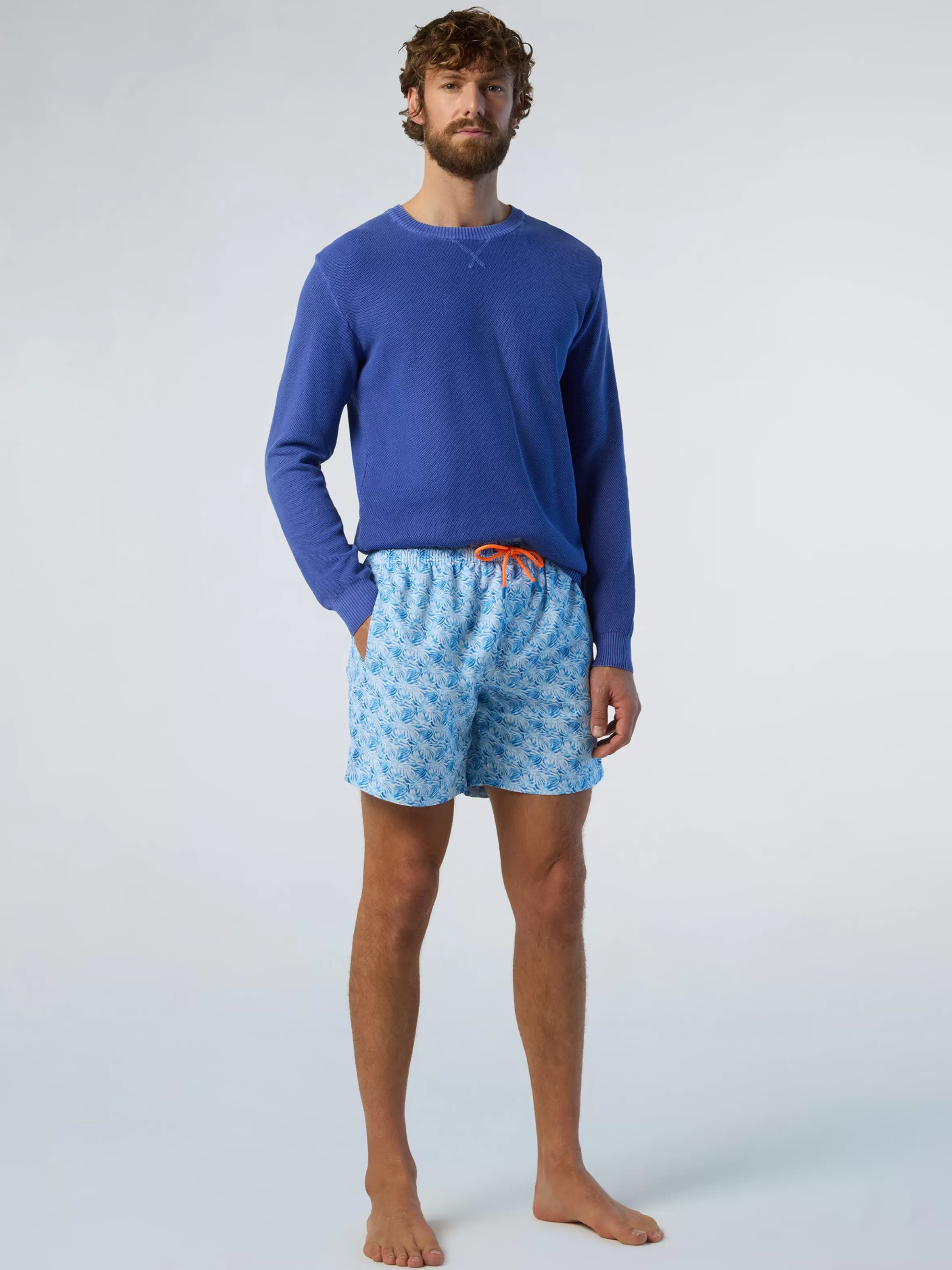 Uomo North Sails Boxer Mare Con Stampa