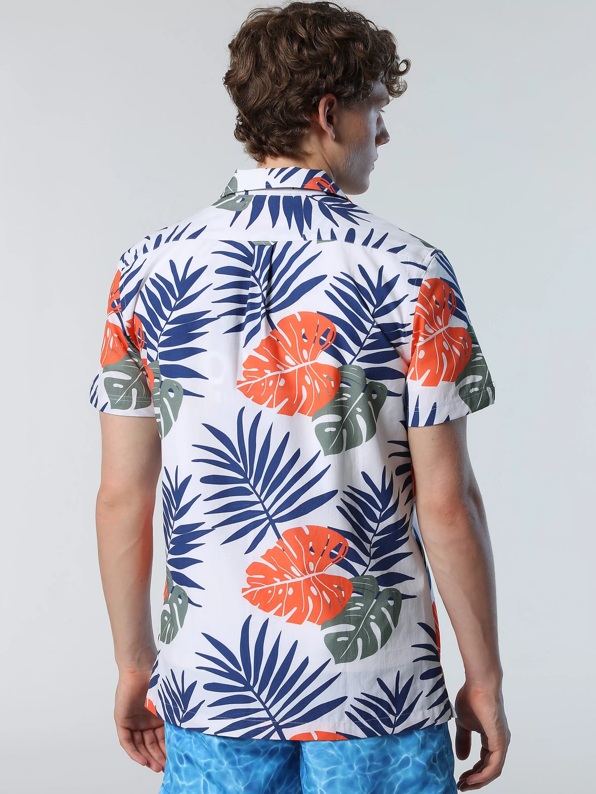 Uomo North Sails Camicia Con Stampa Tropicale