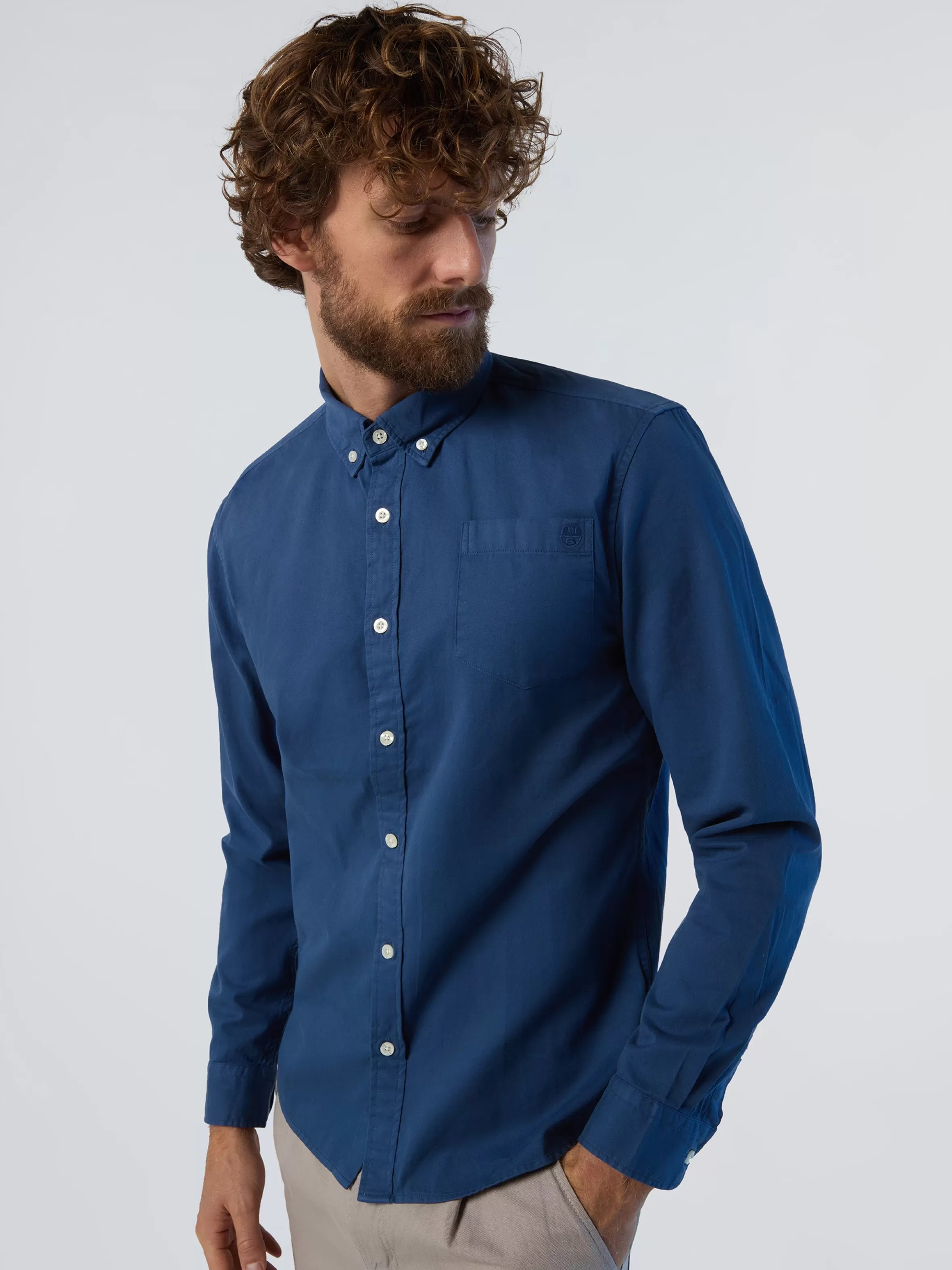 Uomo North Sails Camicia Con Taschino