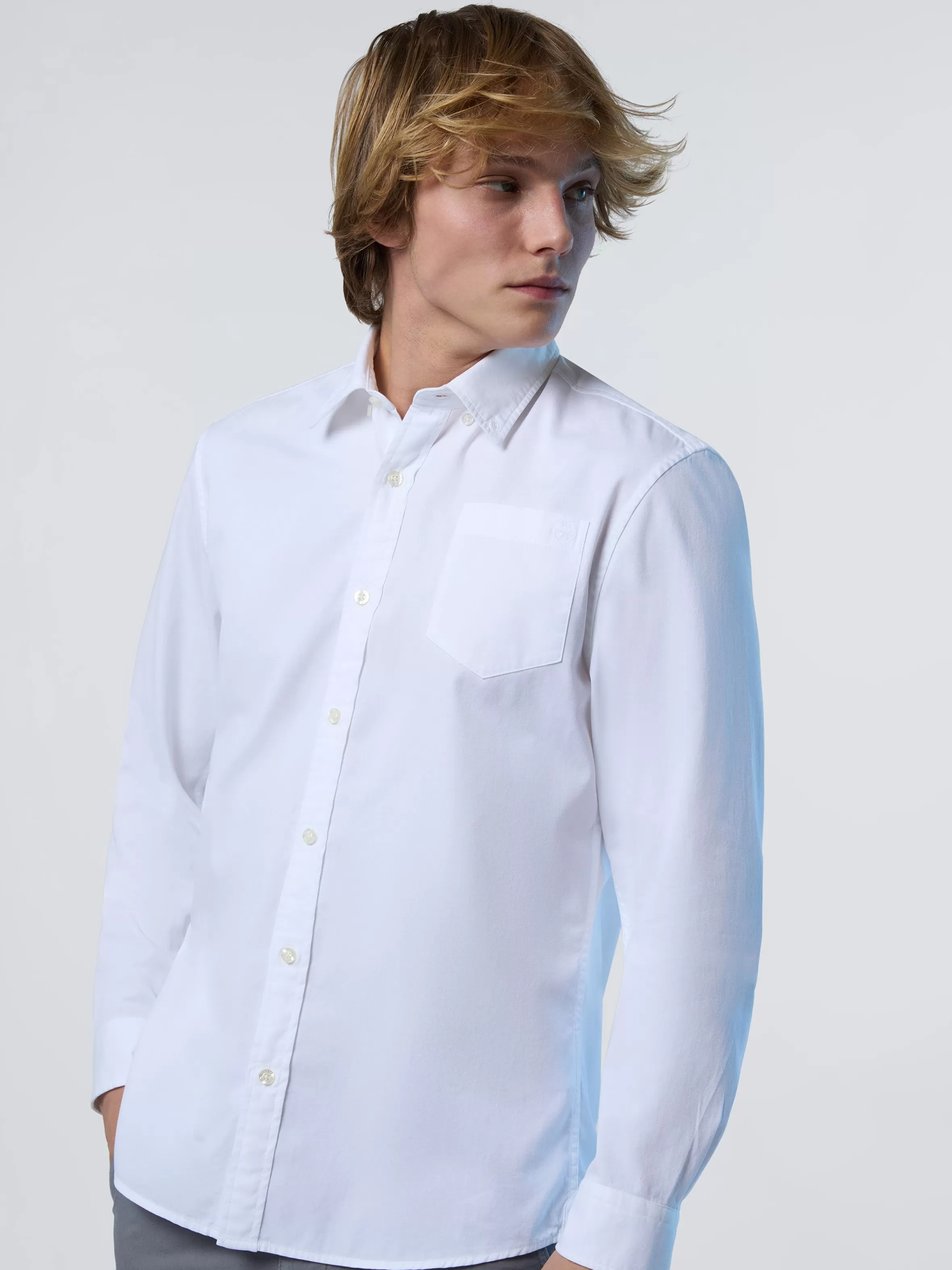 Uomo North Sails Camicia Con Taschino