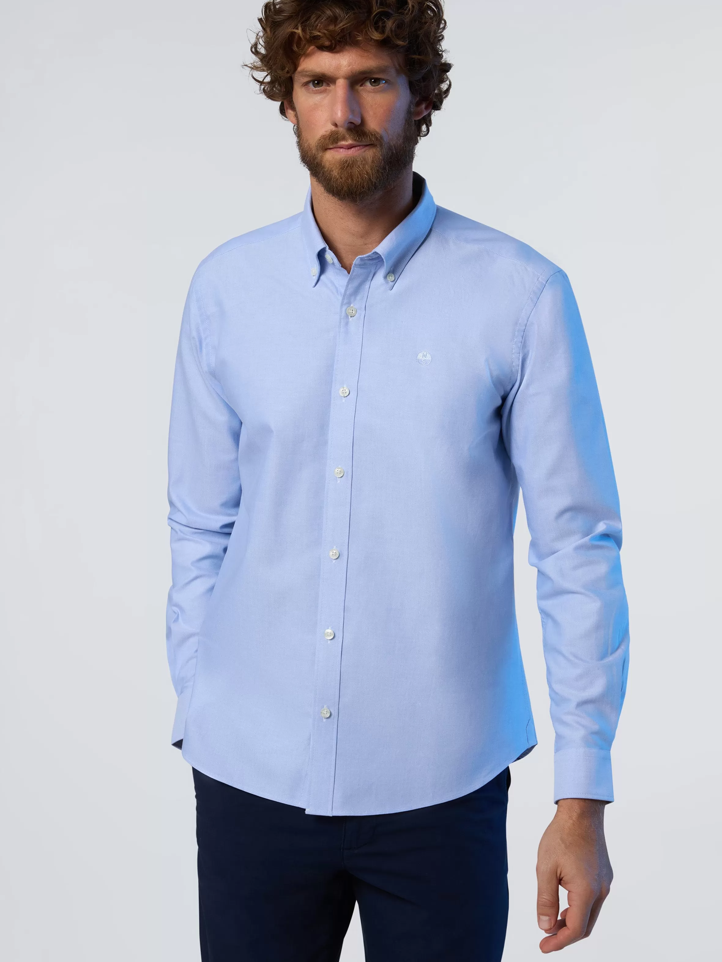 Uomo North Sails Camicia In Cotone Oxford