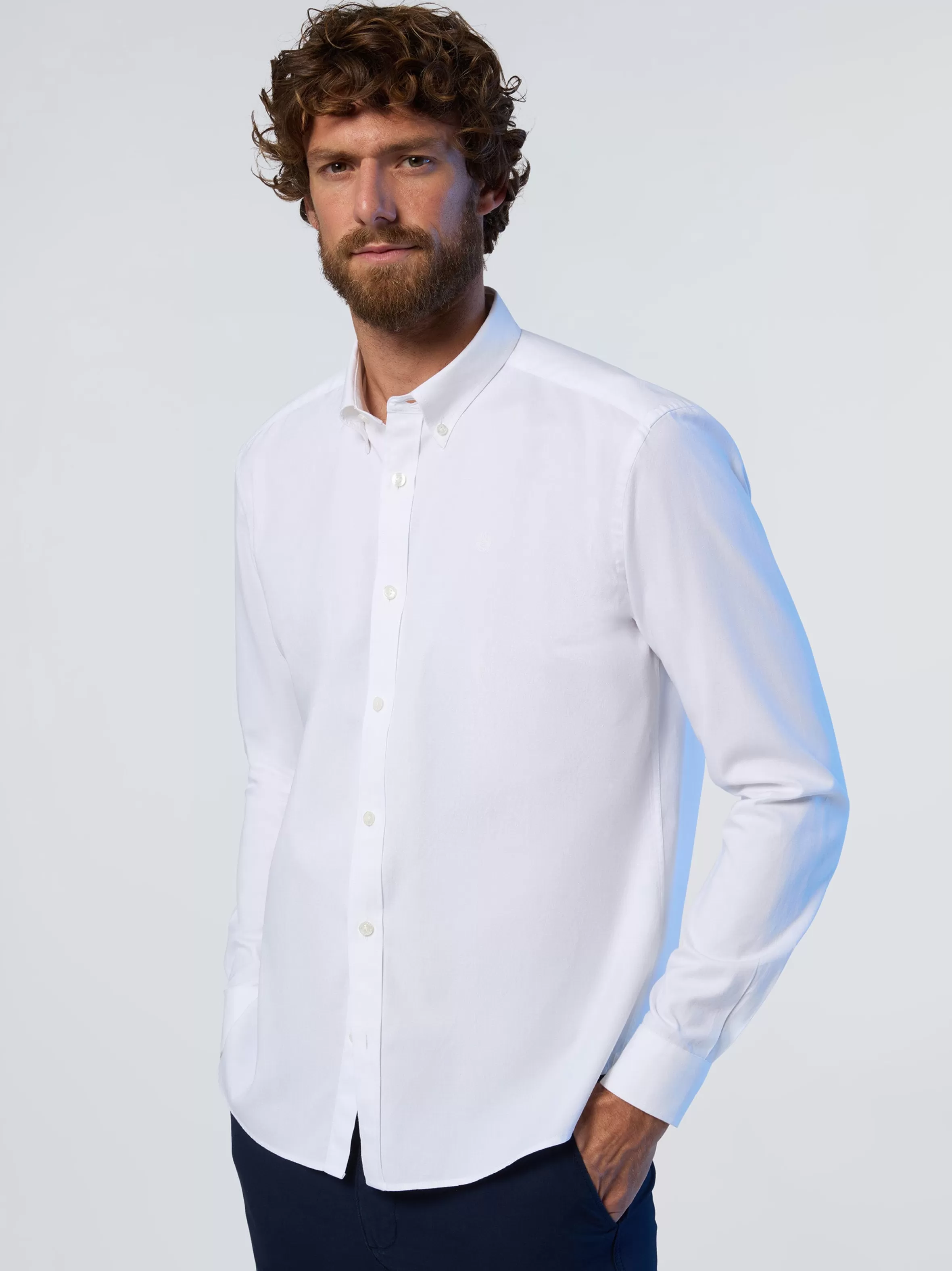 Uomo North Sails Camicia In Cotone Oxford