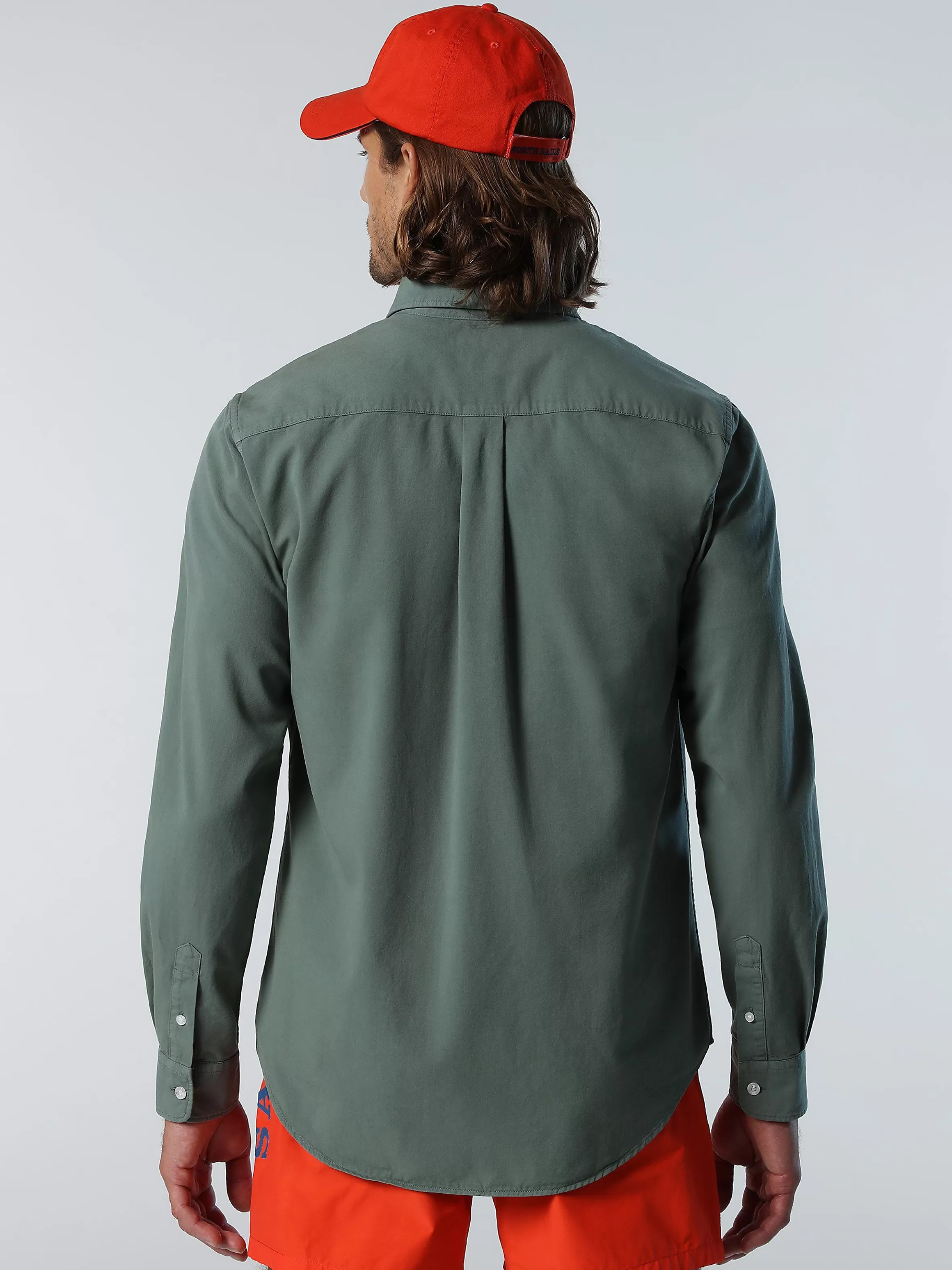 Uomo North Sails Camicia In Gabardina