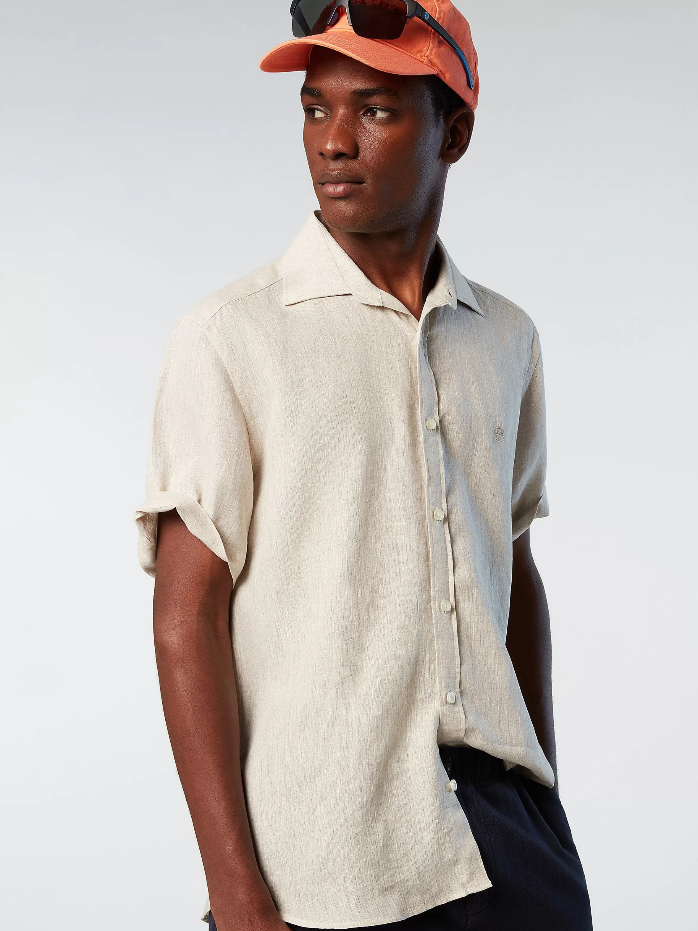 Uomo North Sails Camicia In Lino