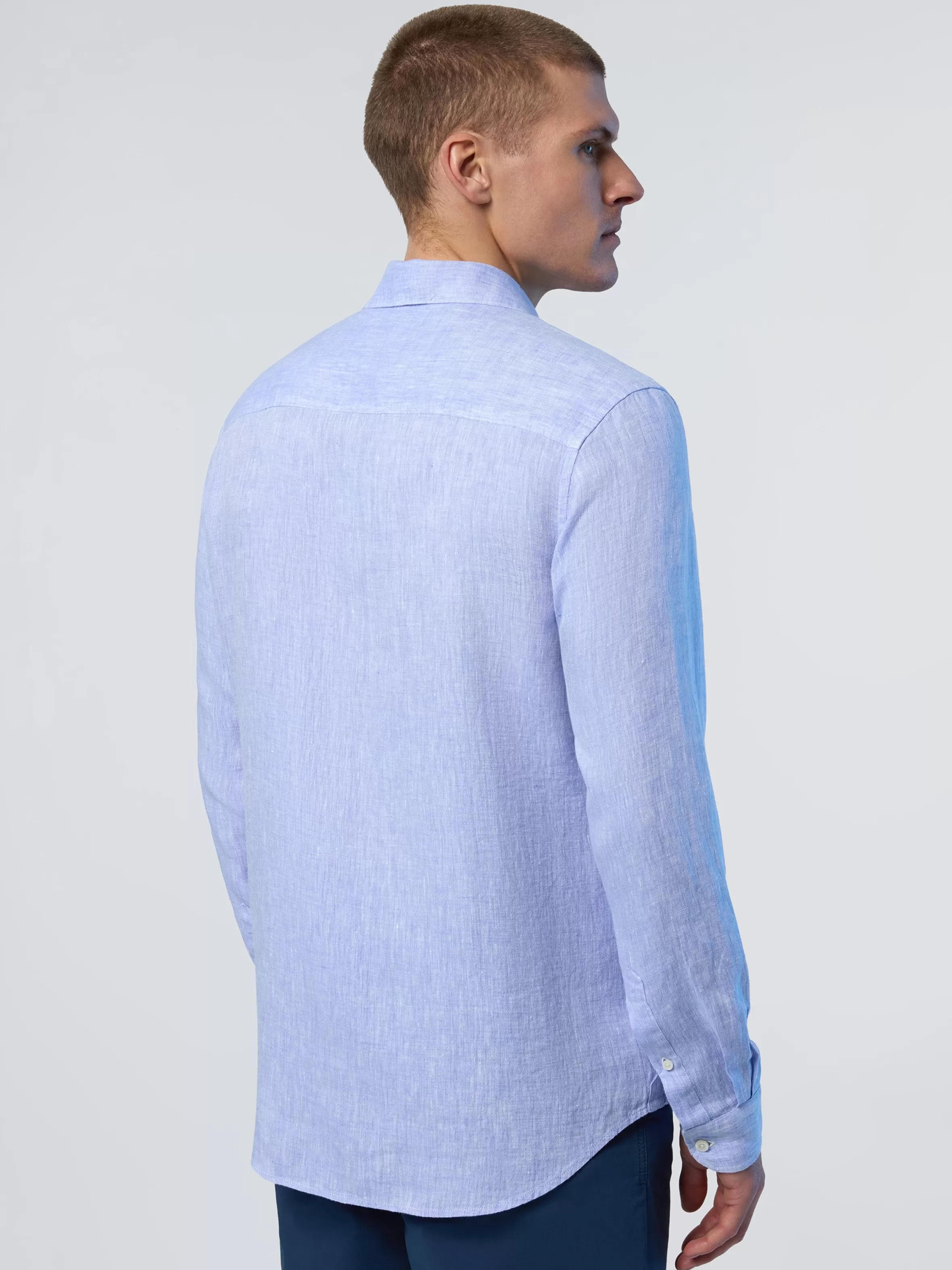 Uomo North Sails Camicia In Lino