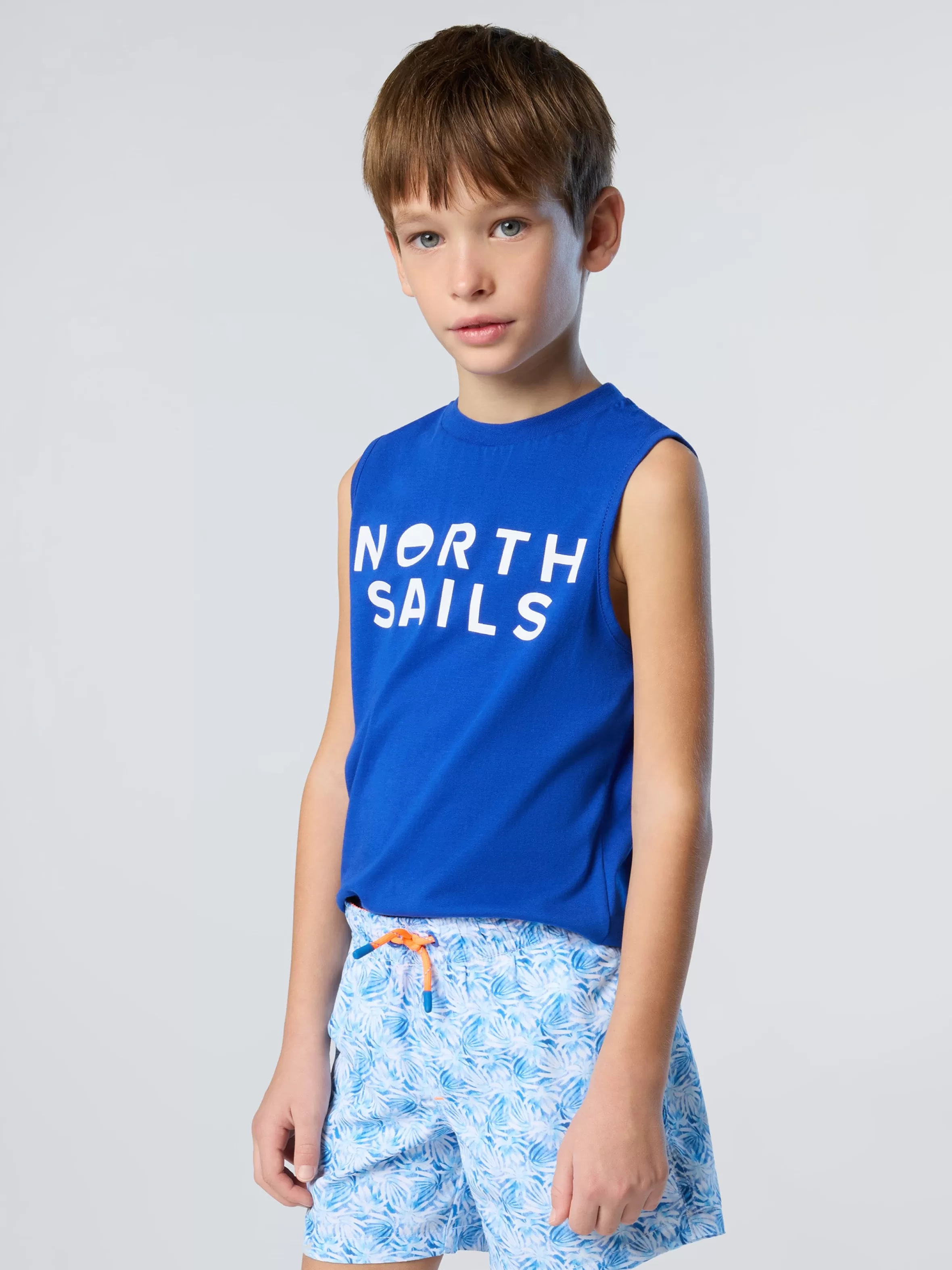 North Sails Canotta Con Logo Stampato