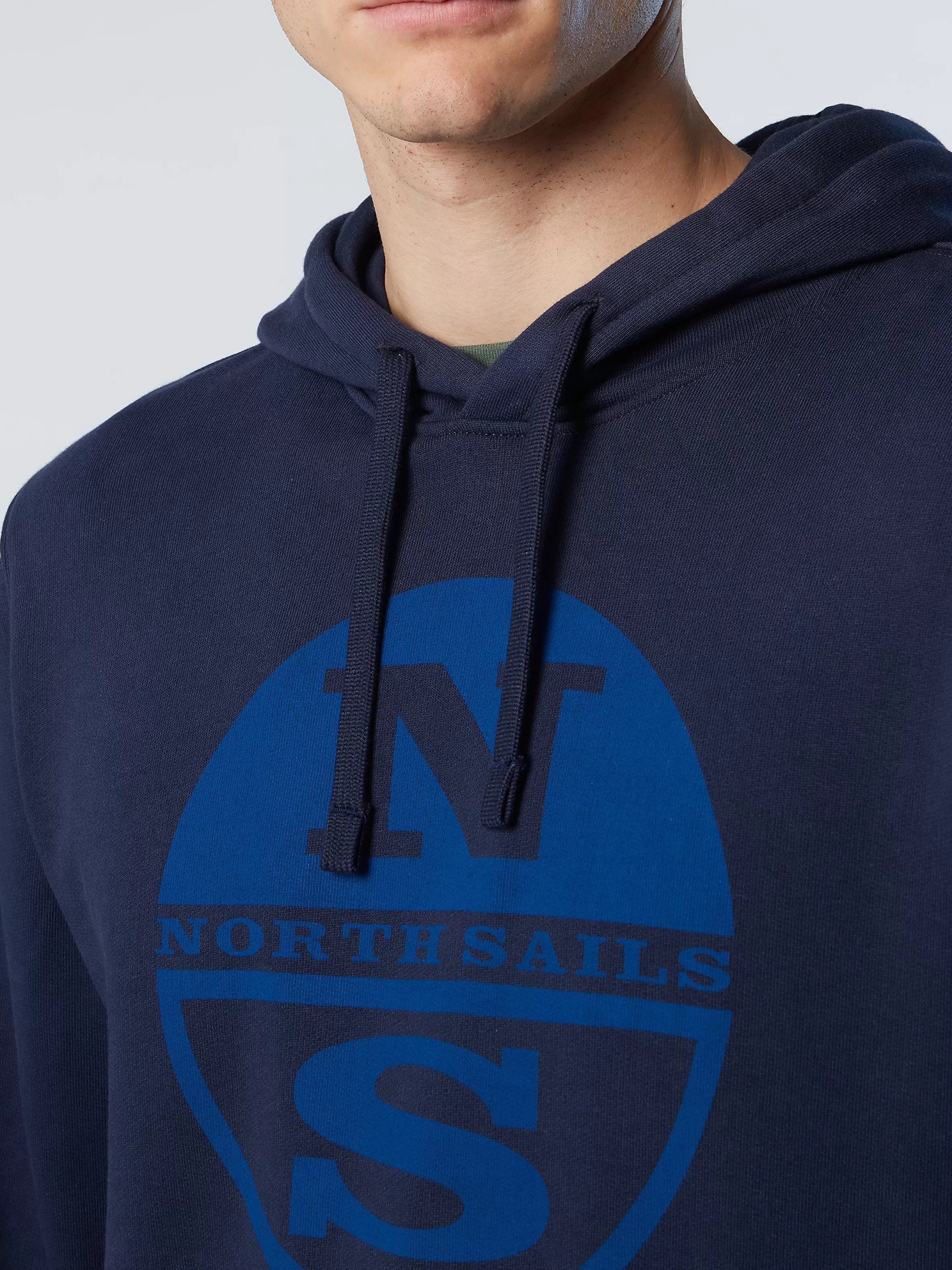 Uomo North Sails Felpa Con Maxi Logo