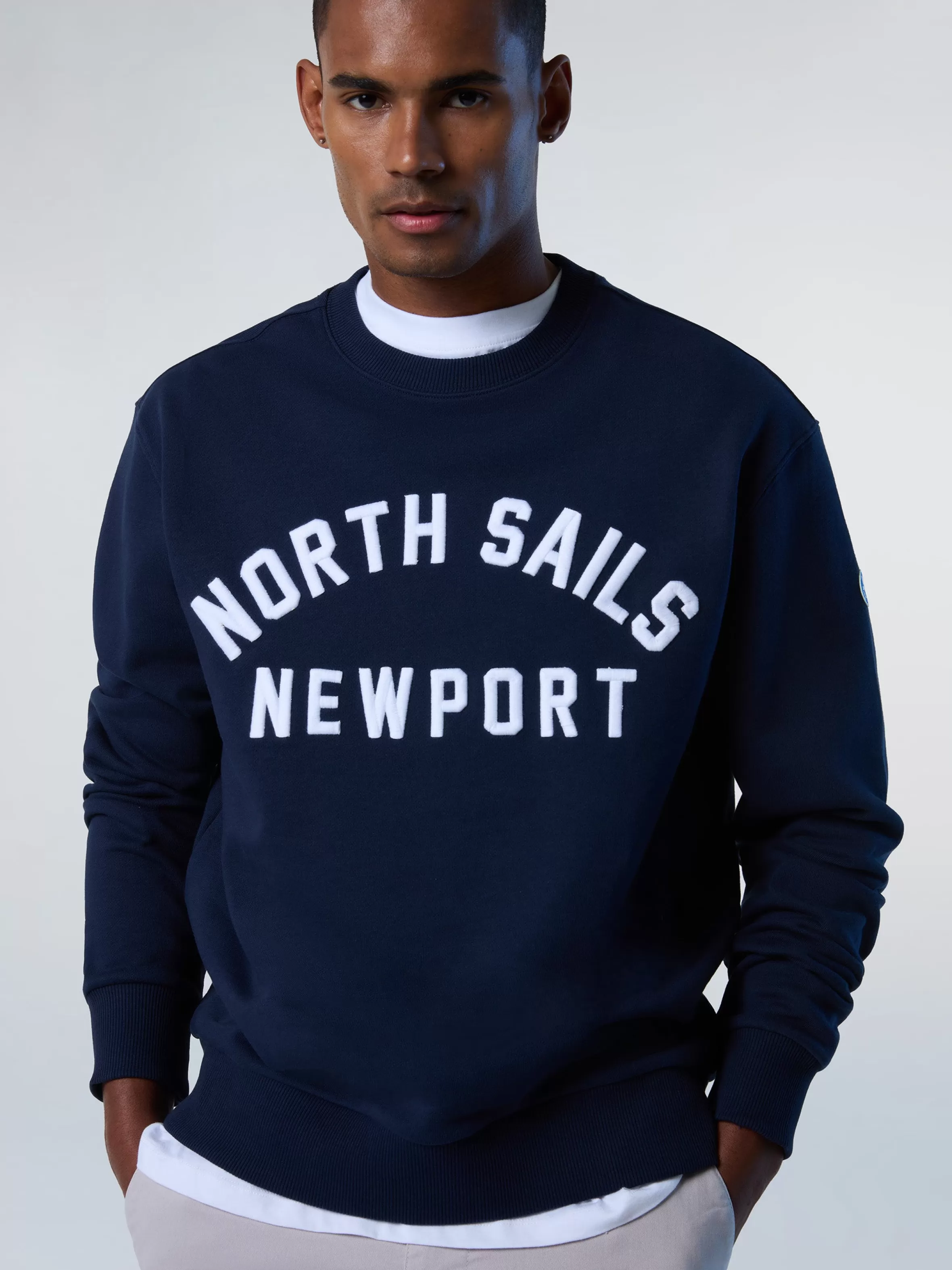 Uomo North Sails Felpa Con Stampa Newport