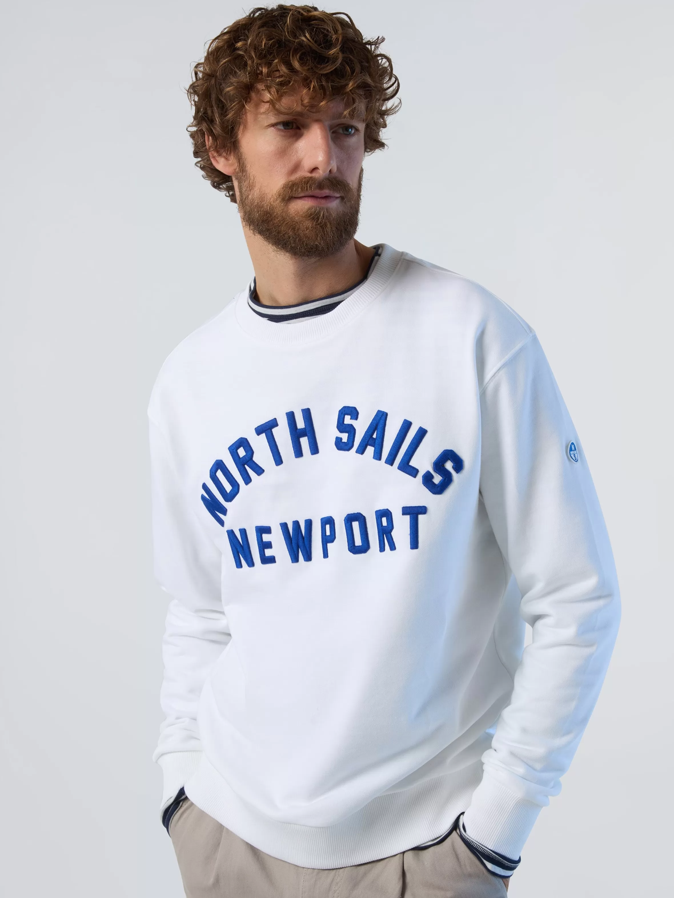 Uomo North Sails Felpa Con Stampa Newport