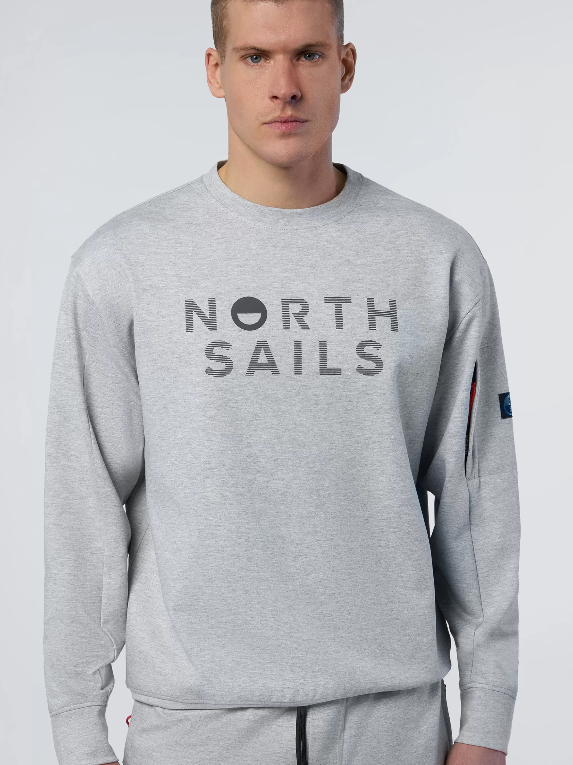 Uomo North Sails Felpa Con Stampa Riflettente