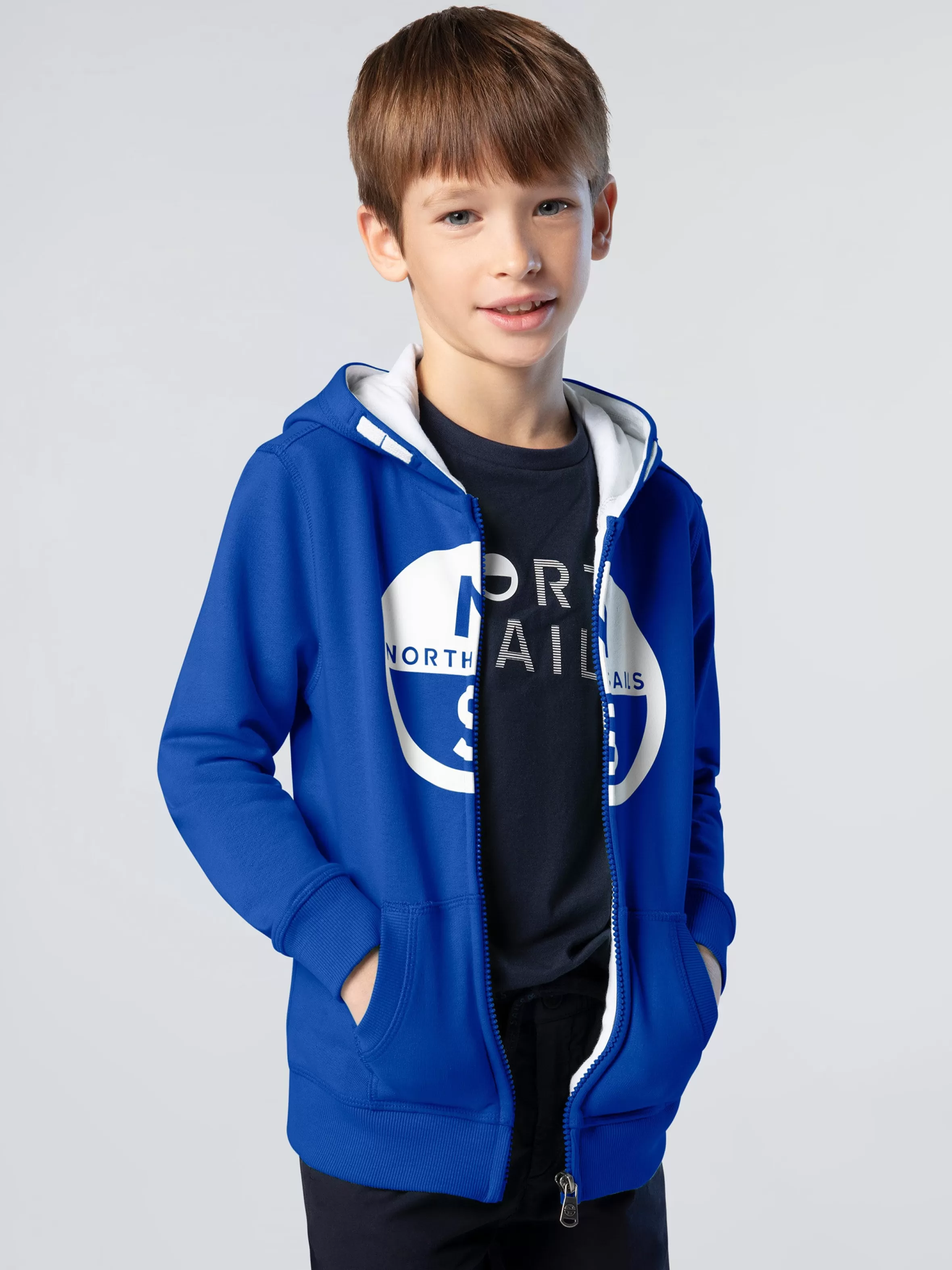 North Sails Felpa Hoodie Con Maxi Logo