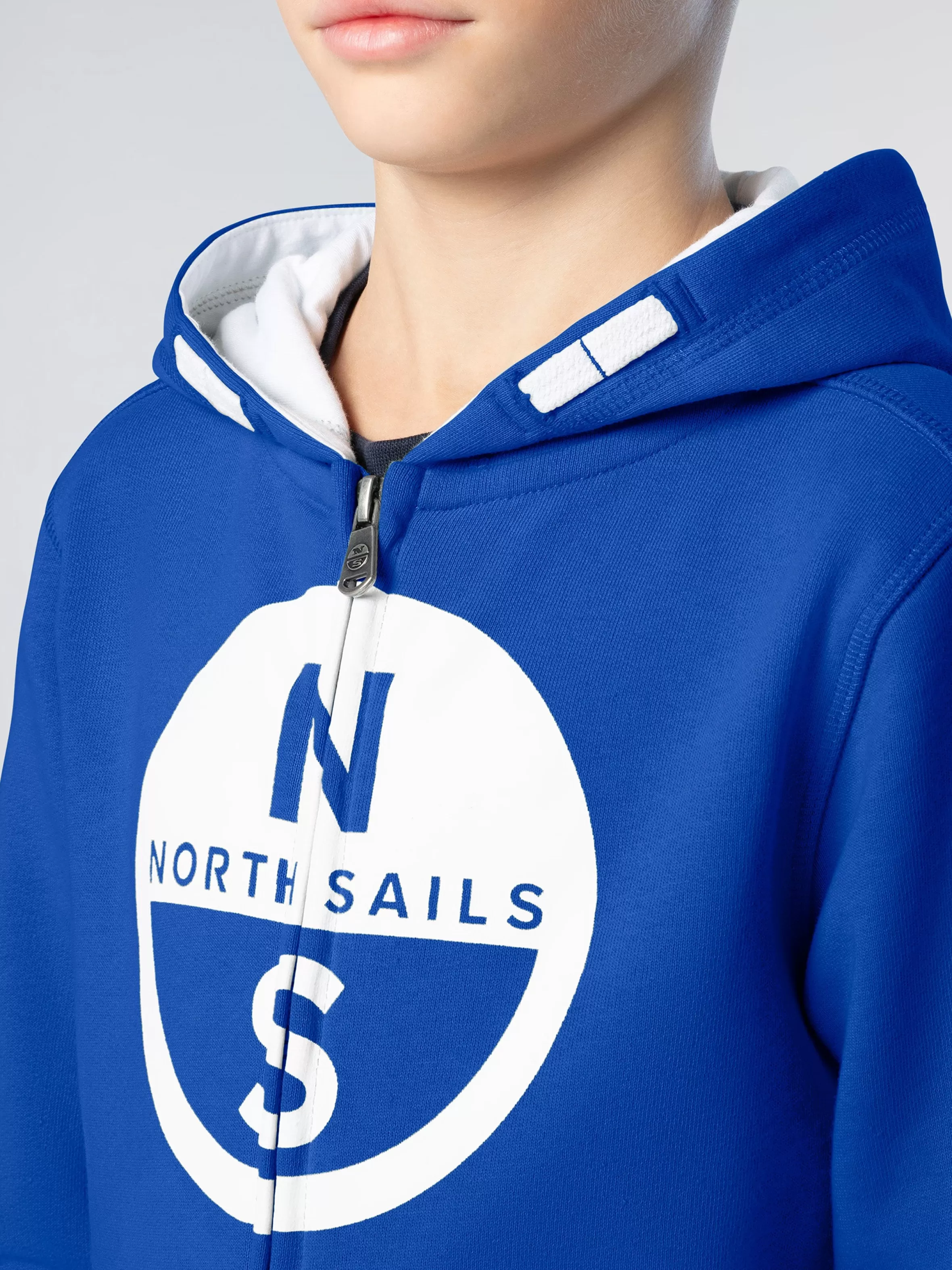 North Sails Felpa Hoodie Con Maxi Logo