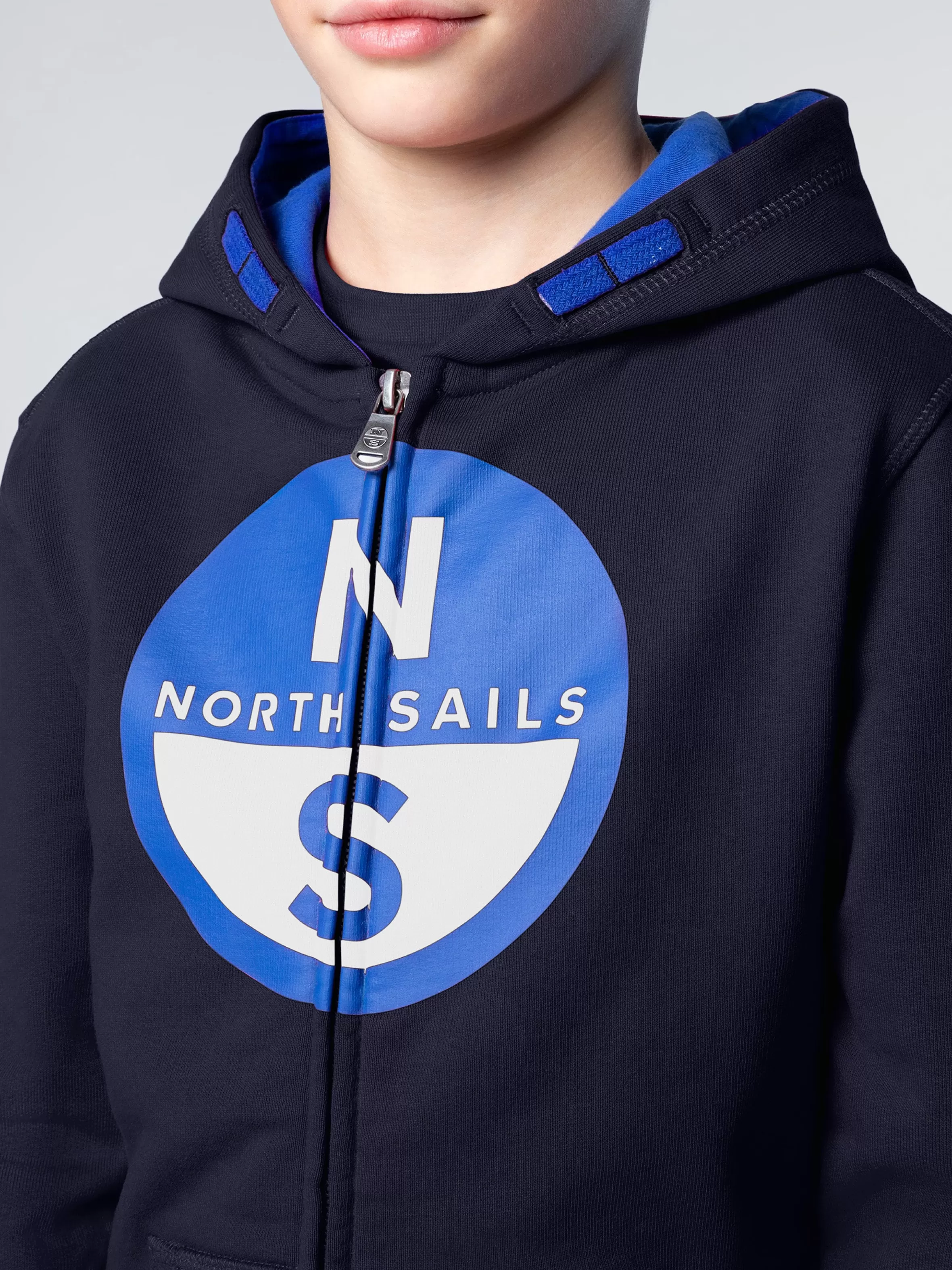 North Sails Felpa Hoodie Con Maxi Logo