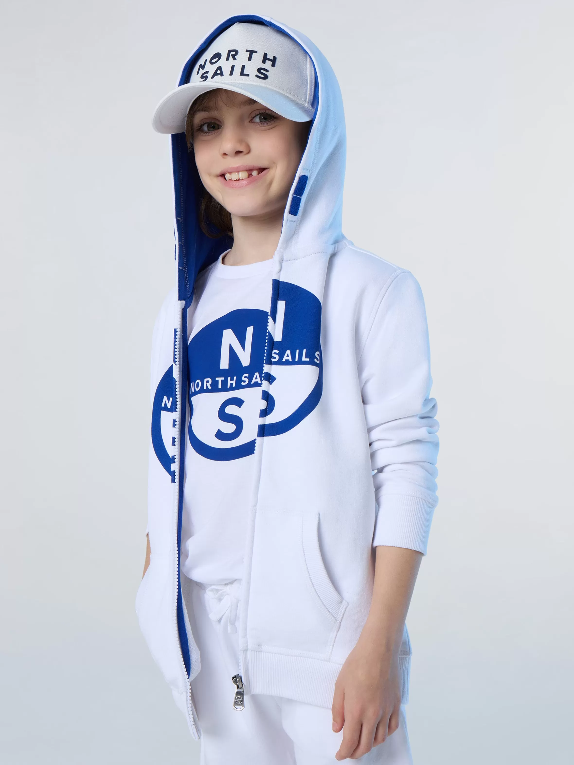 North Sails Felpa Hoodie Con Maxi Logo