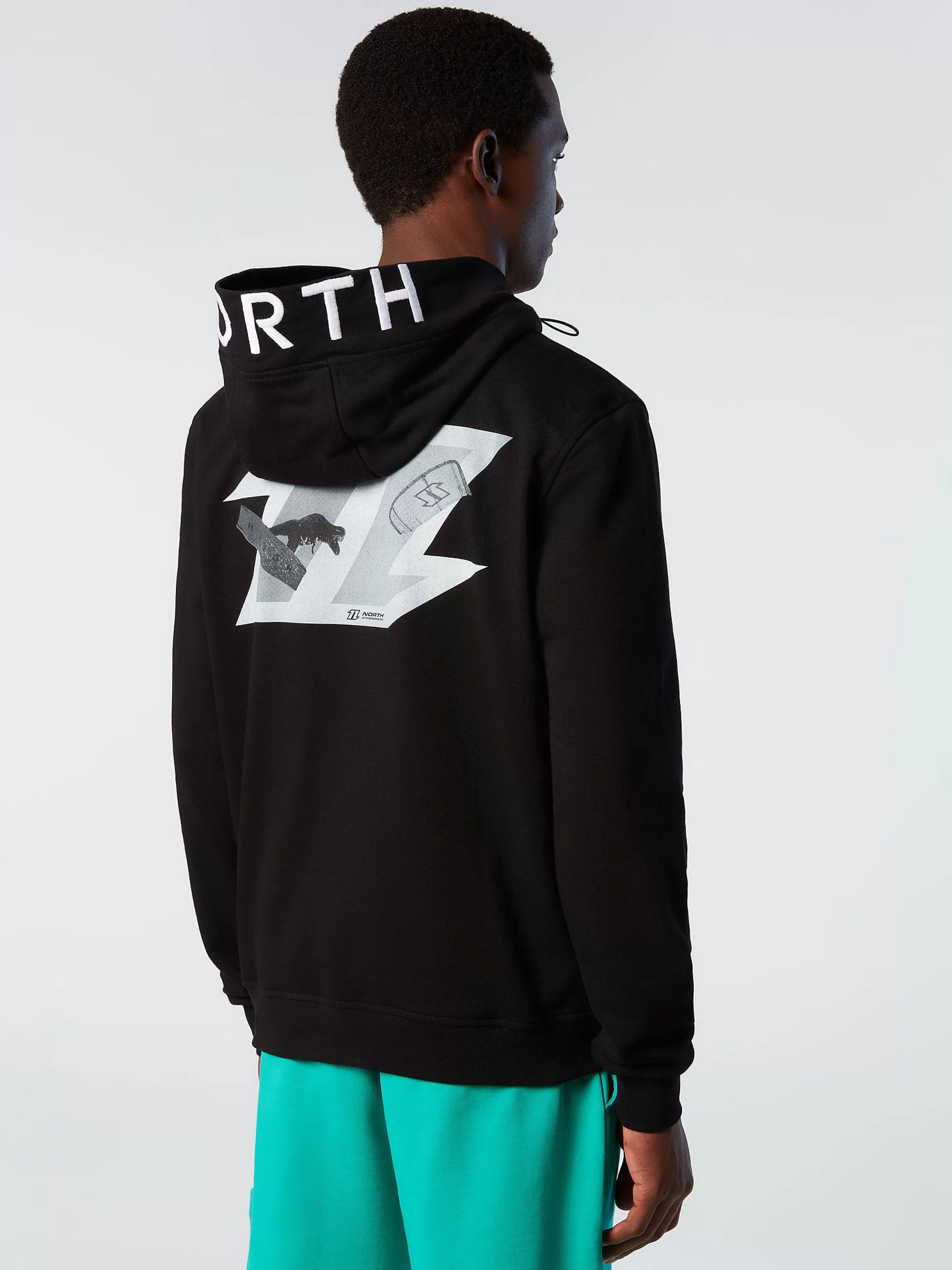 Uomo North Sails Hoodie With Embroidered Hood