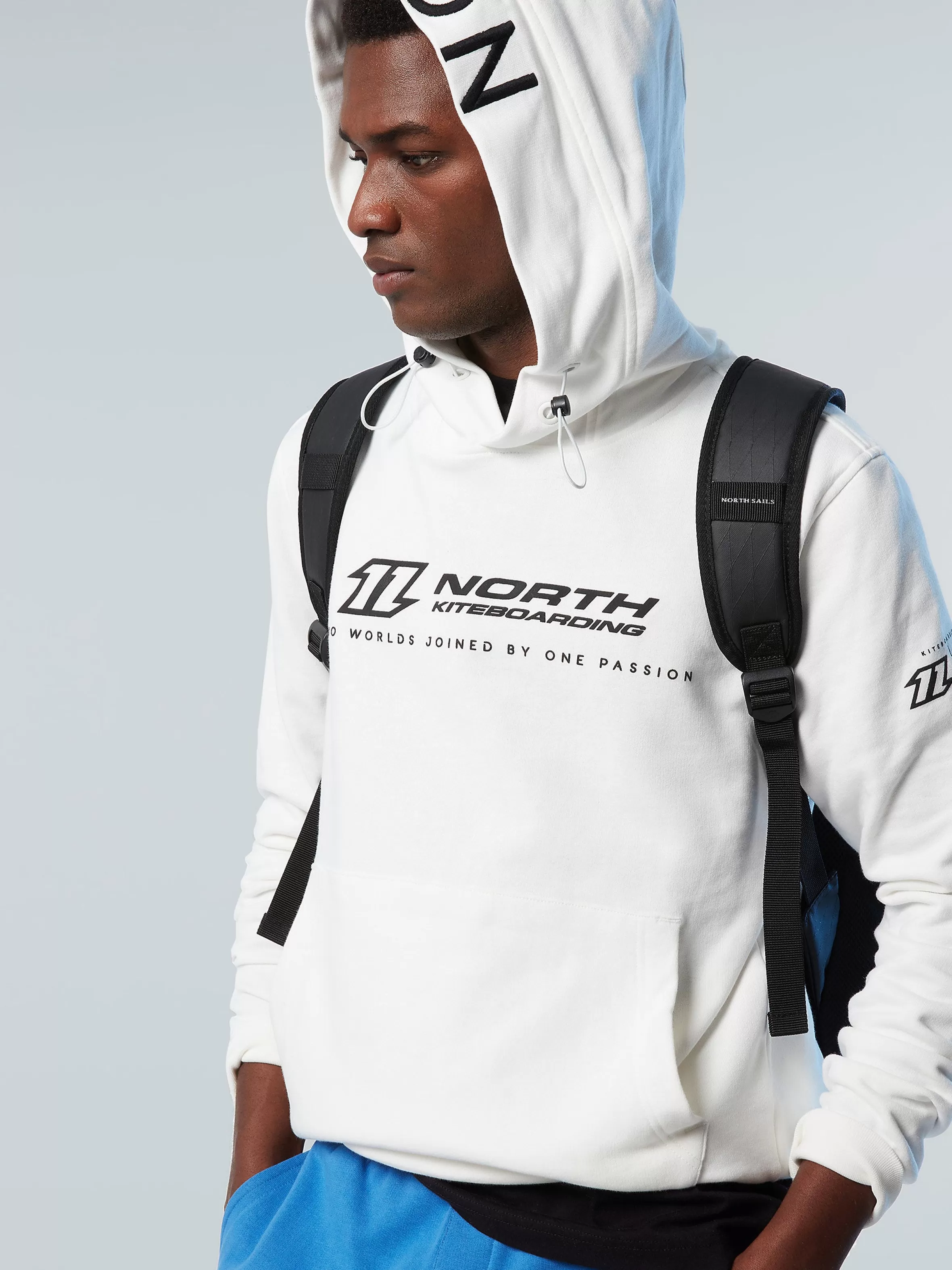 Uomo North Sails Hoodie With Embroidered Hood