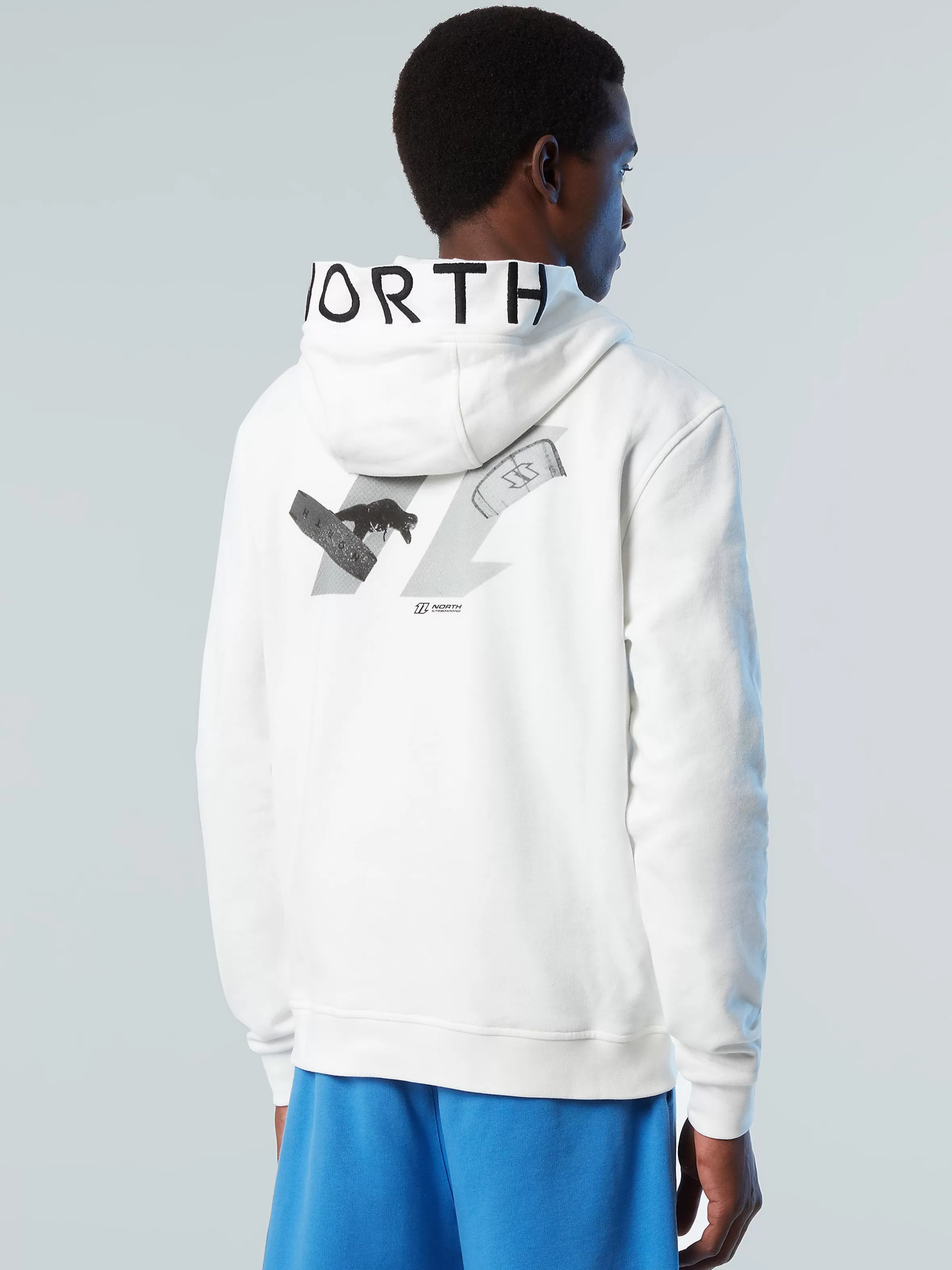 Uomo North Sails Hoodie With Embroidered Hood