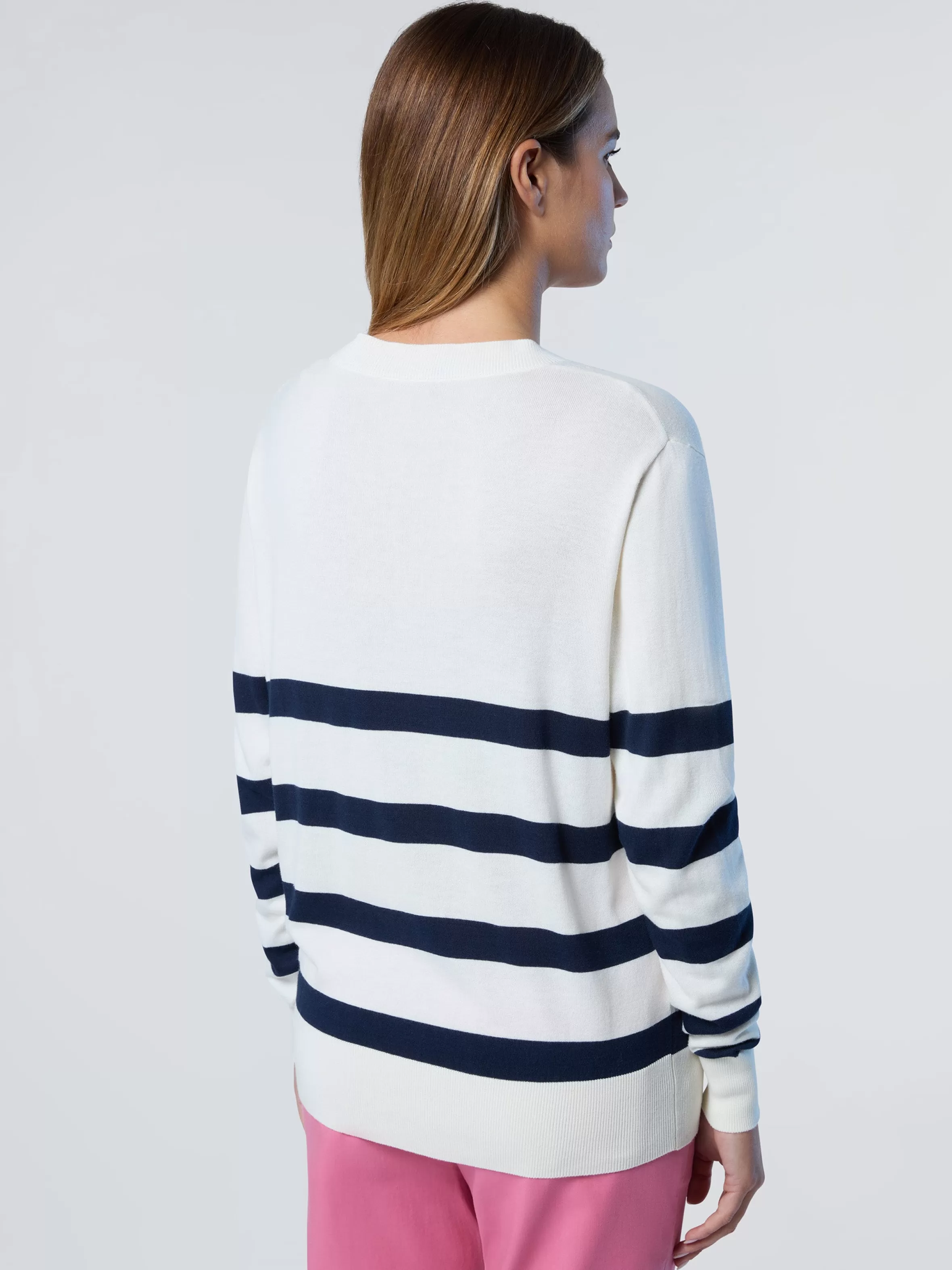 Donna North Sails Maglia Con Scollo A V In Aloe