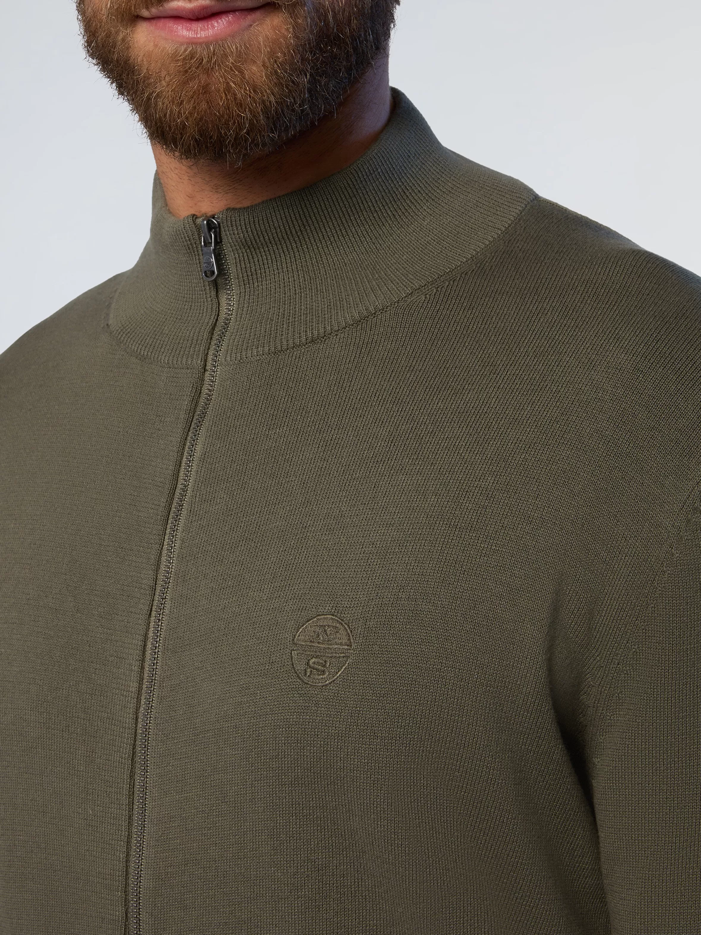 Uomo North Sails Maglione Collo Alto Con Zip