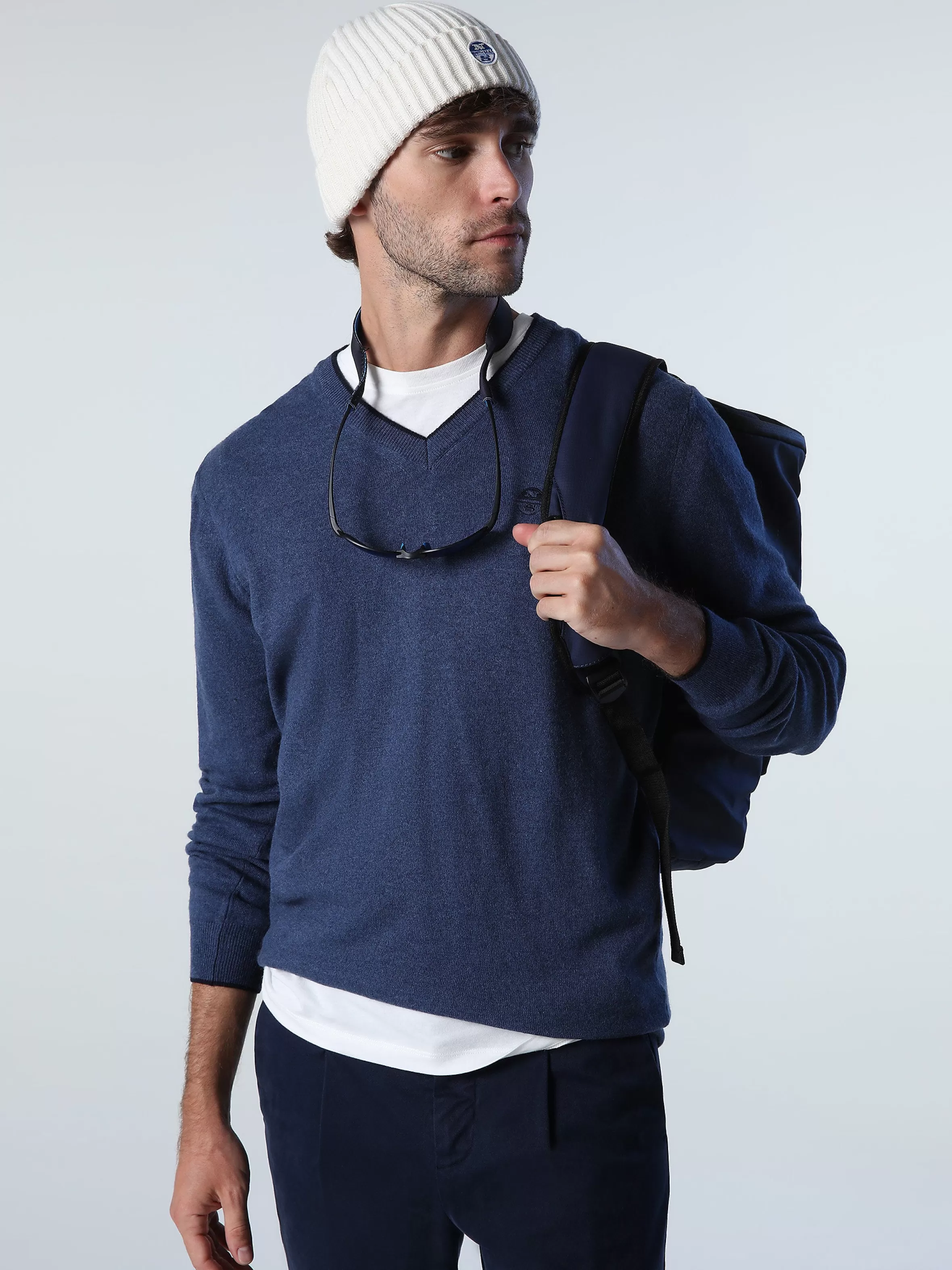 Uomo North Sails Maglione Con Scollo A V