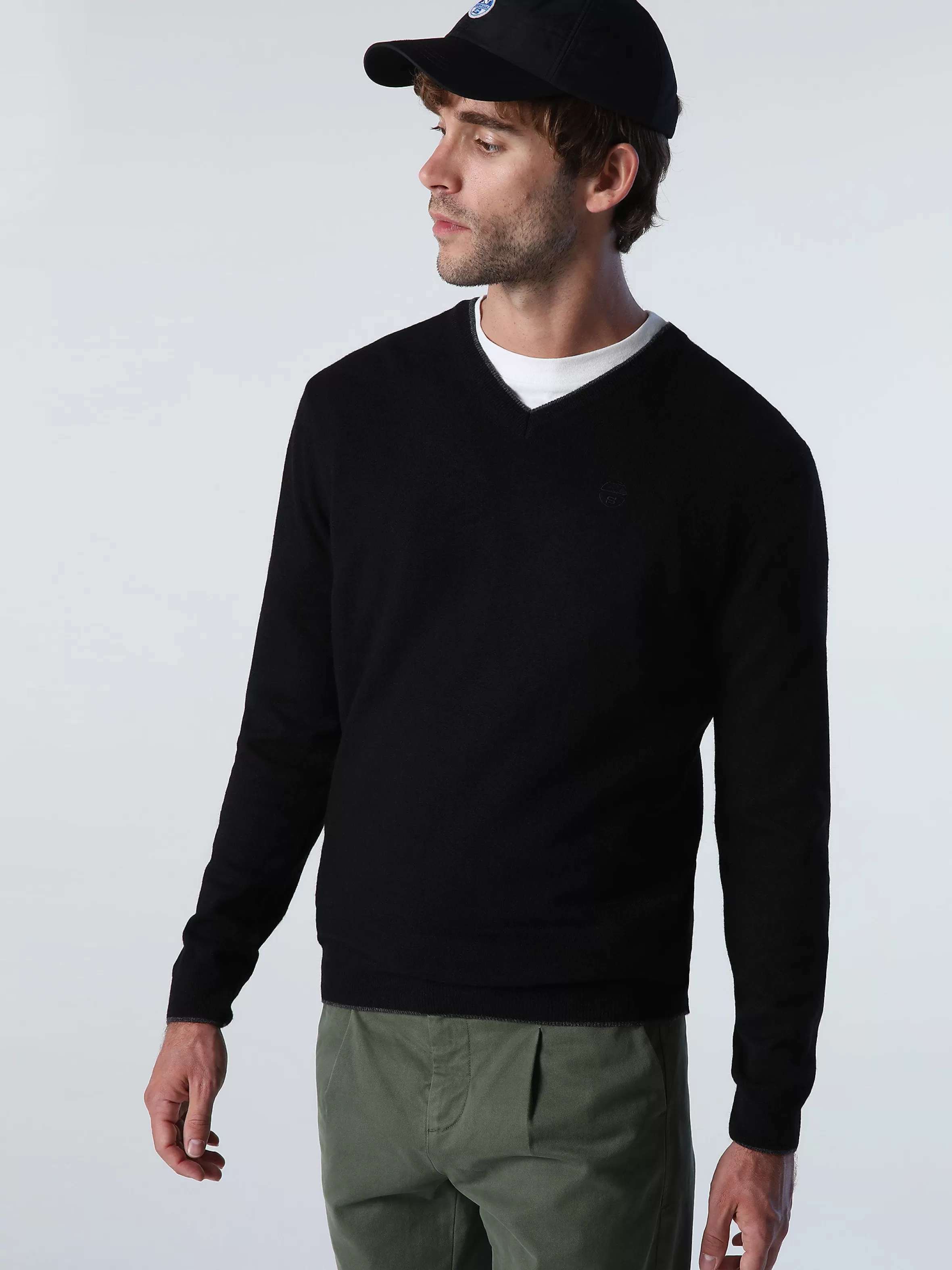 Uomo North Sails Maglione Con Scollo A V