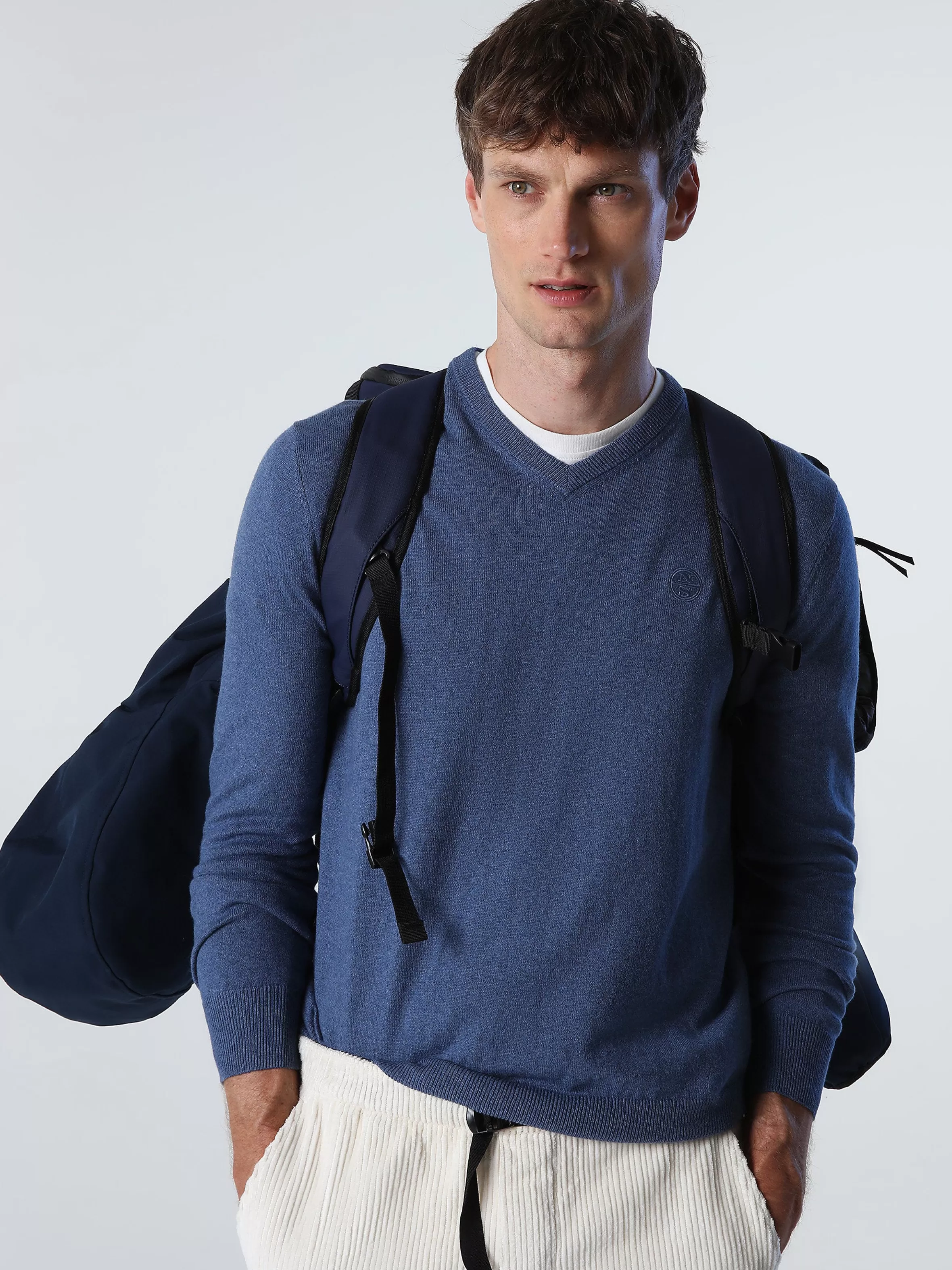 Uomo North Sails Maglione Con Scollo A V