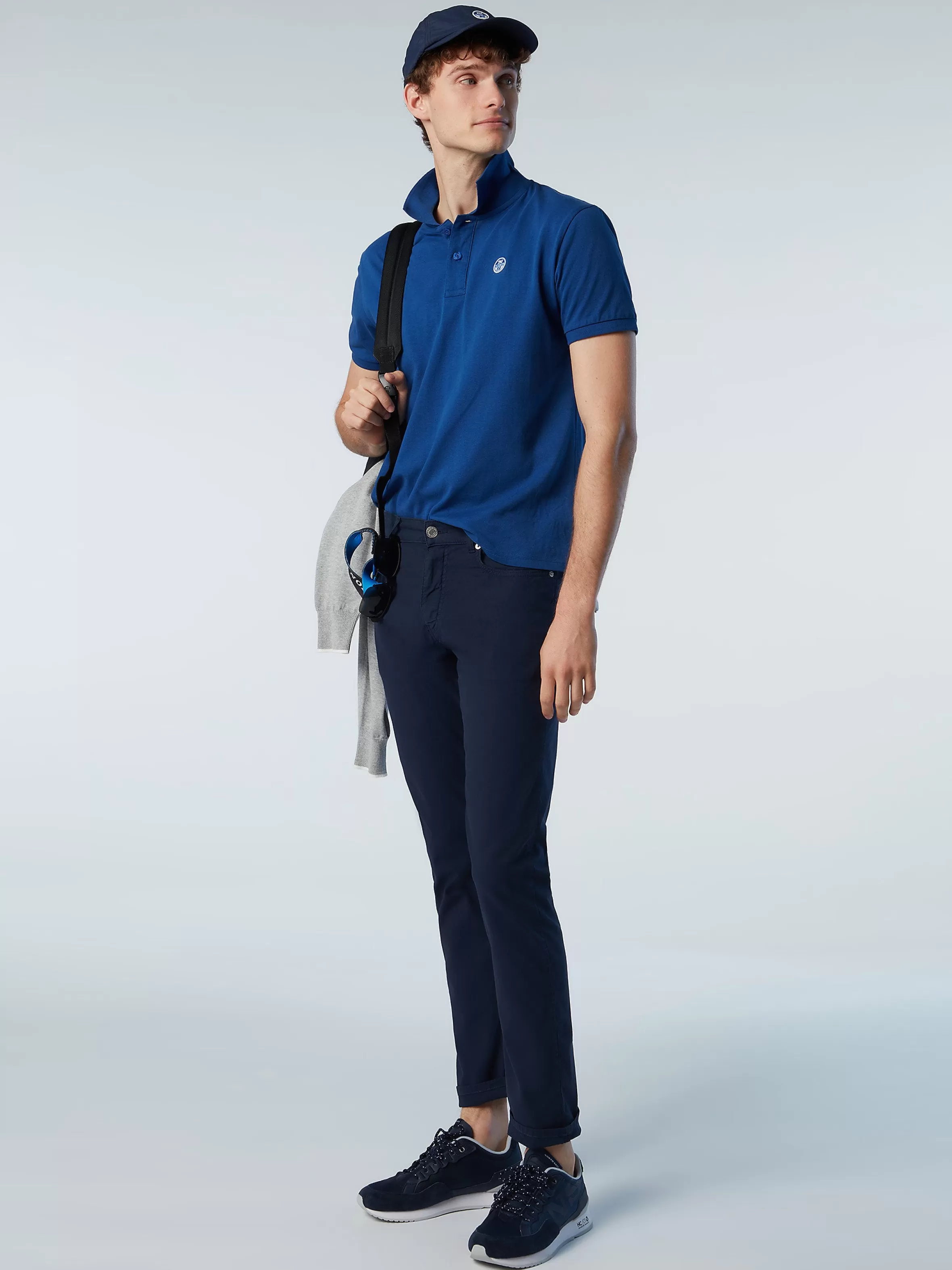 Uomo North Sails Pantalone In Dobby Stretch