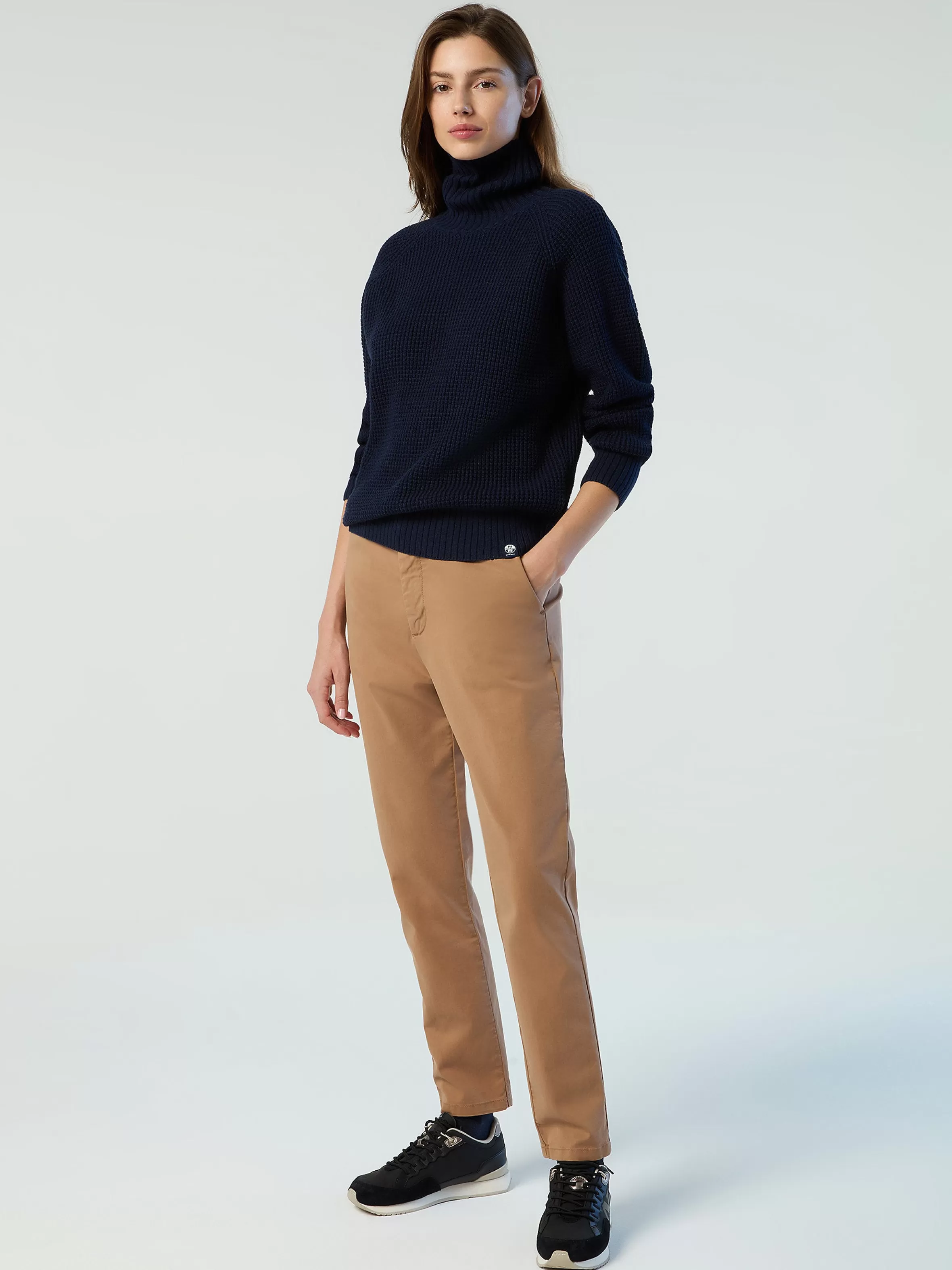 Donna North Sails Pantaloni Chino In Gabardina