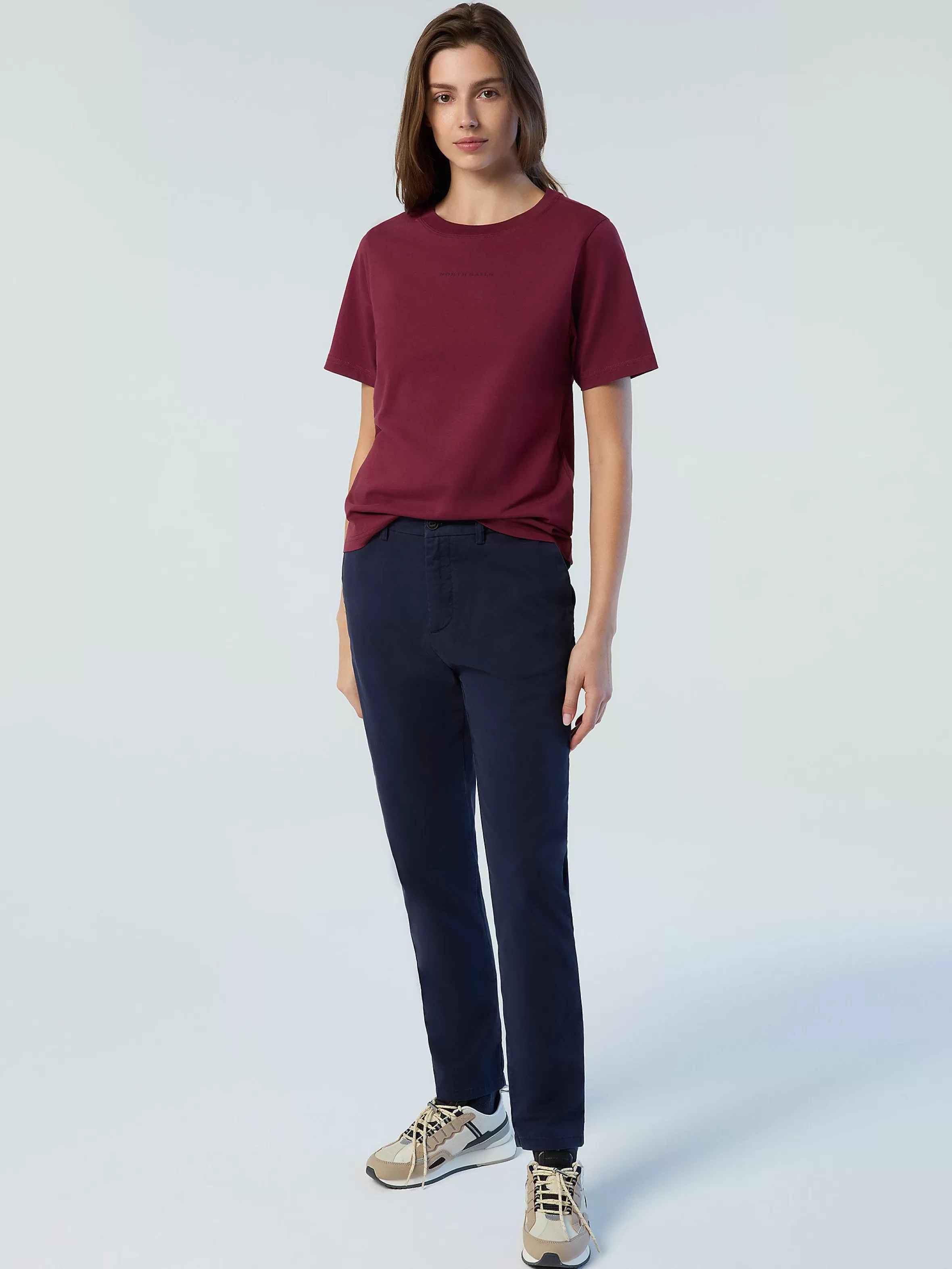 Donna North Sails Pantaloni Chino In Gabardina