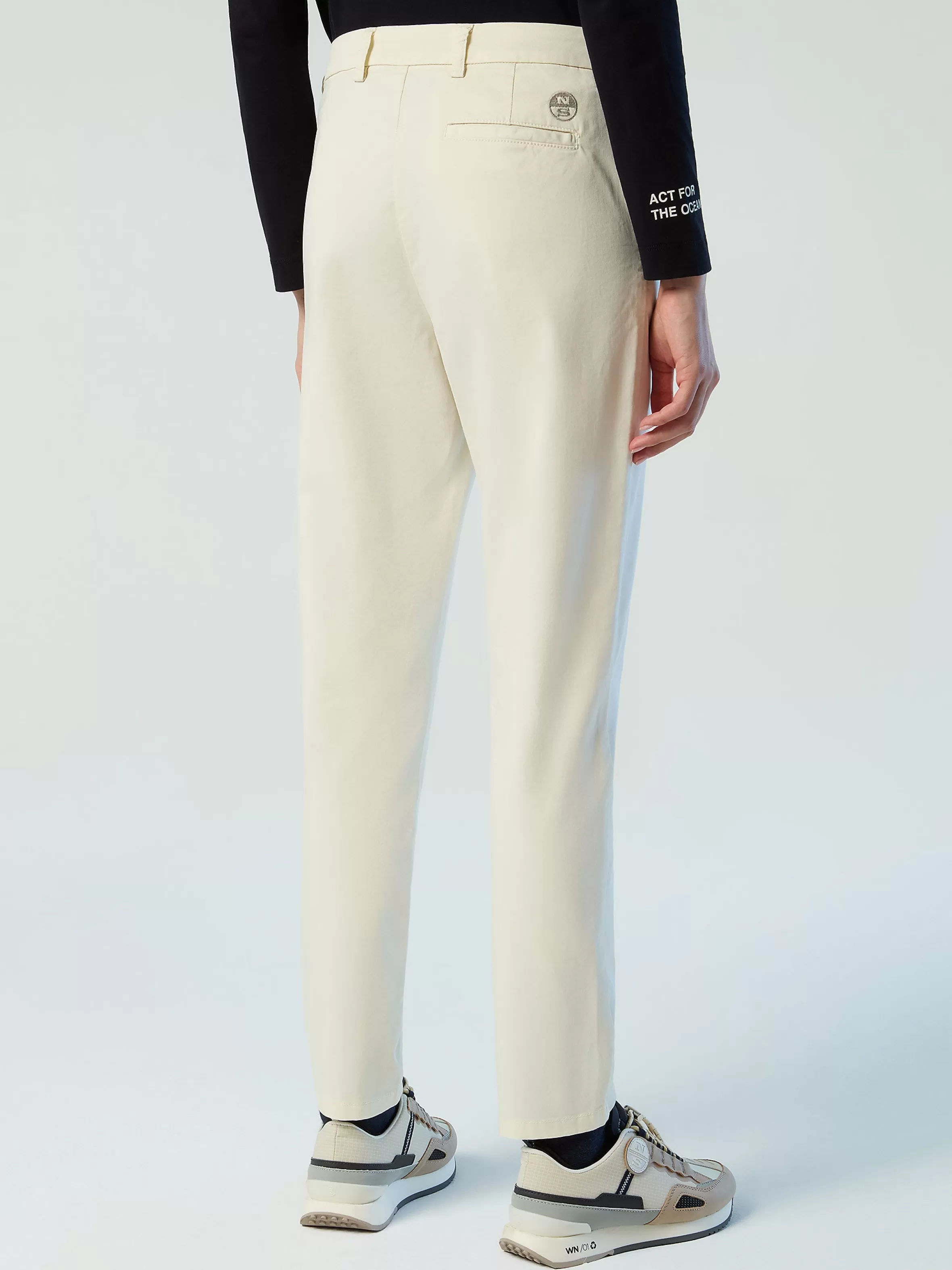 Donna North Sails Pantaloni Chino In Gabardina