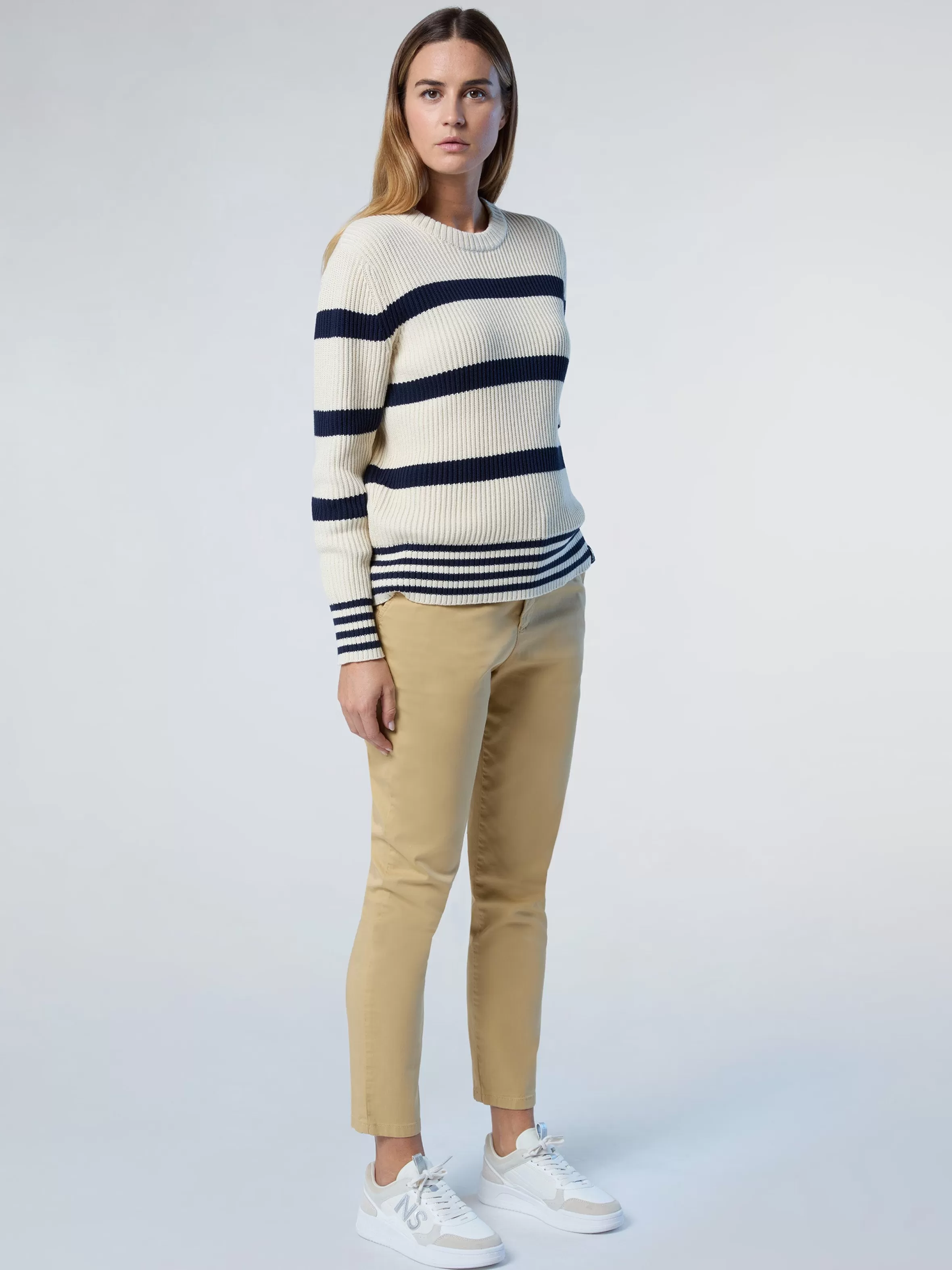 Donna North Sails Pantaloni Chino In Gabardina