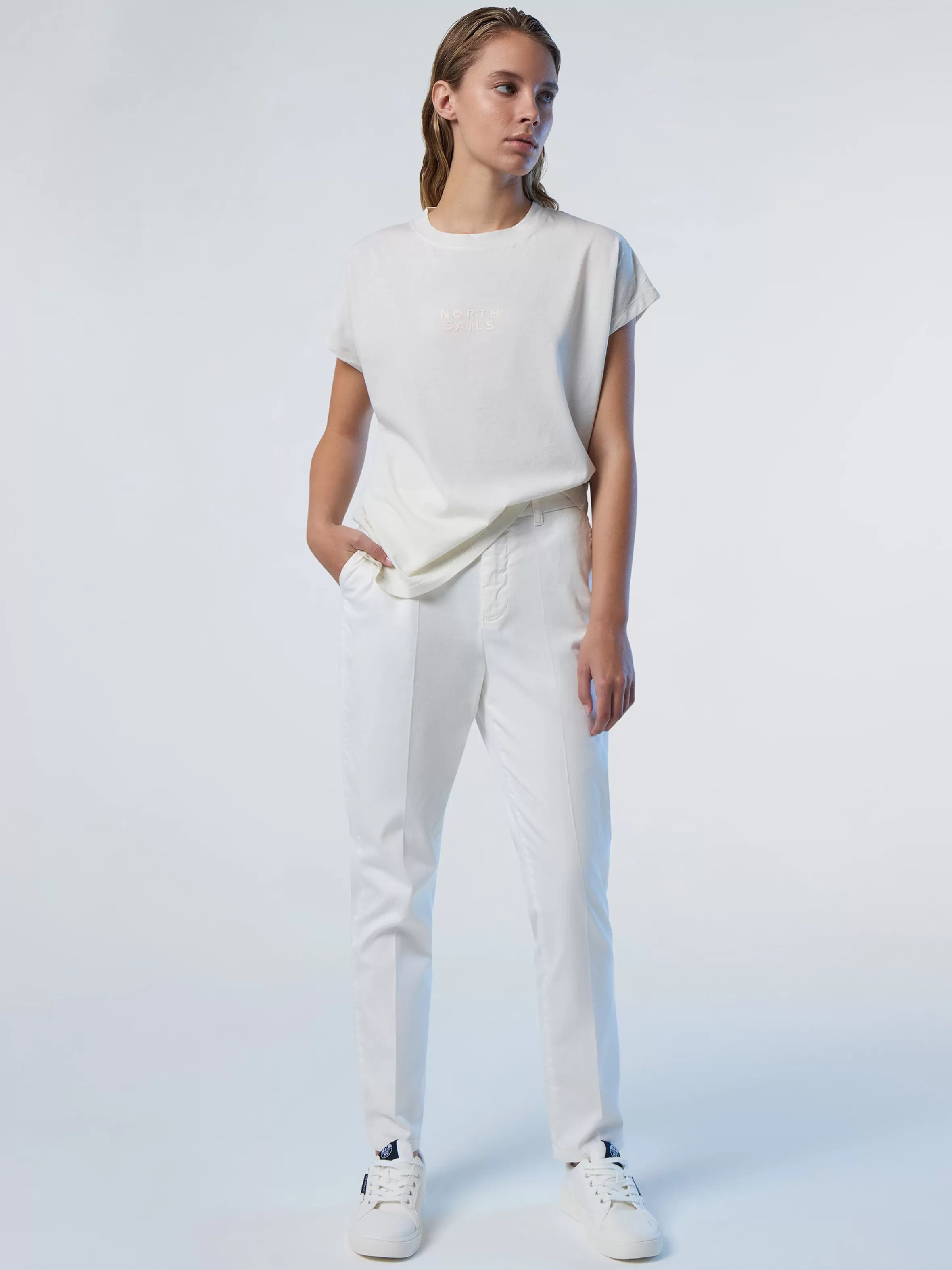 Donna North Sails Pantaloni Chino In Gabardina