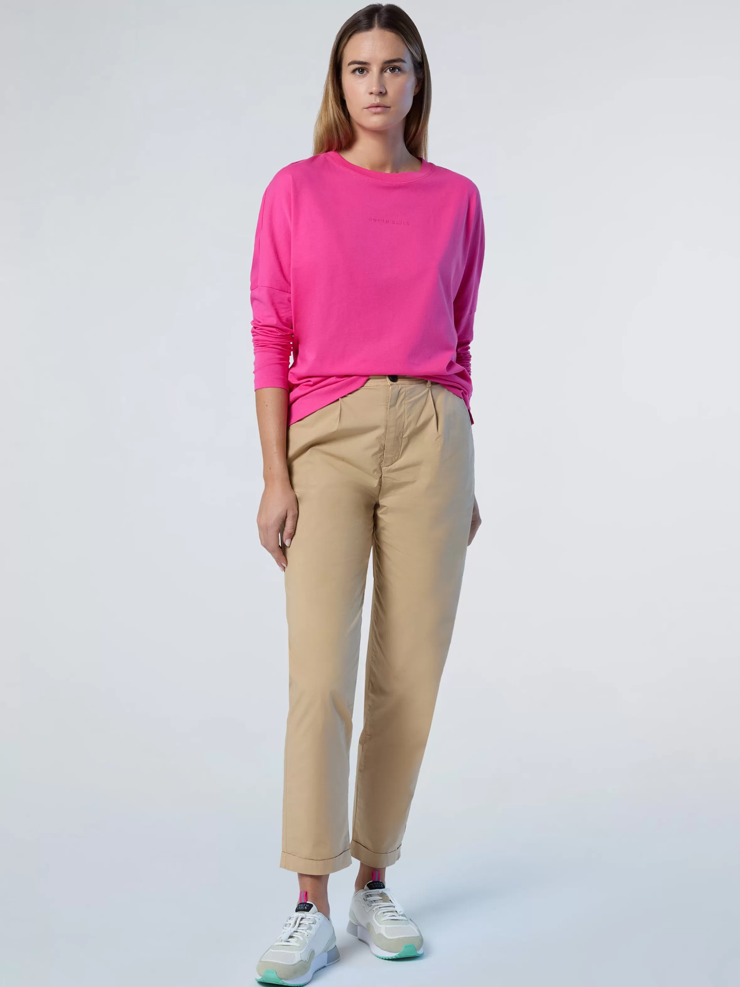 Donna North Sails Pantaloni Chino In Gabardina