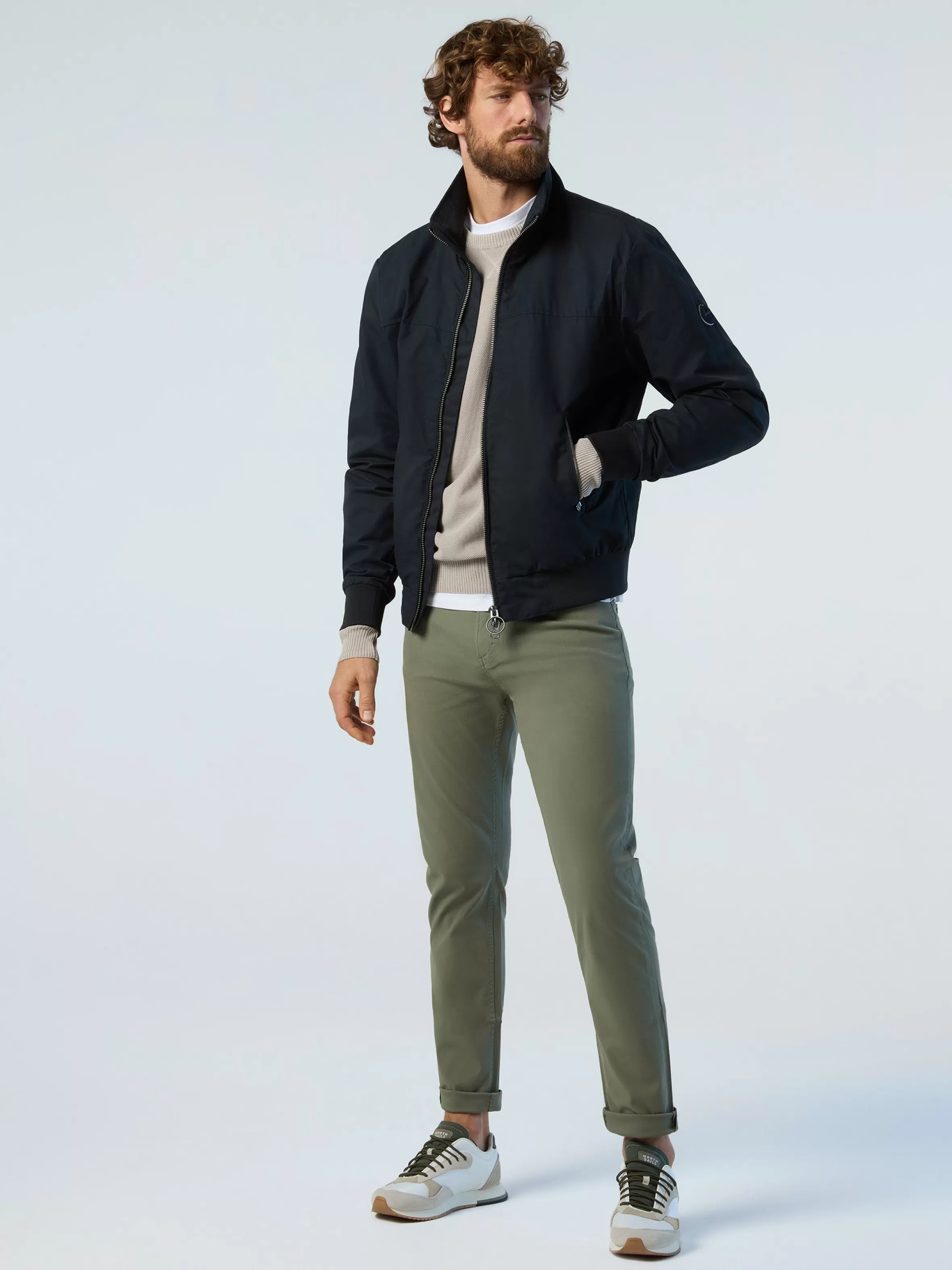 Uomo North Sails Pantaloni Davis In Cotone