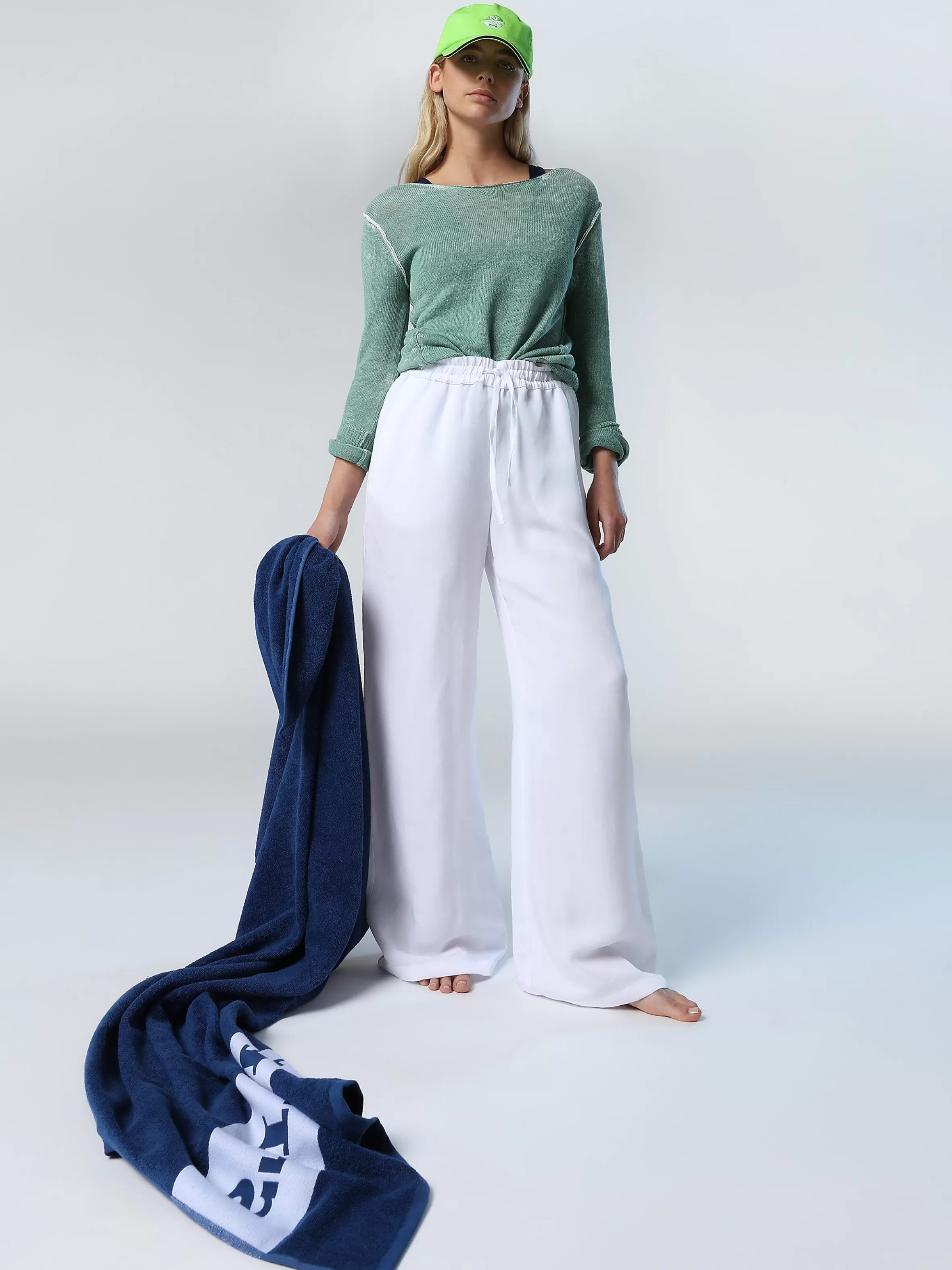 Donna North Sails Pantaloni In Lino E Tencel