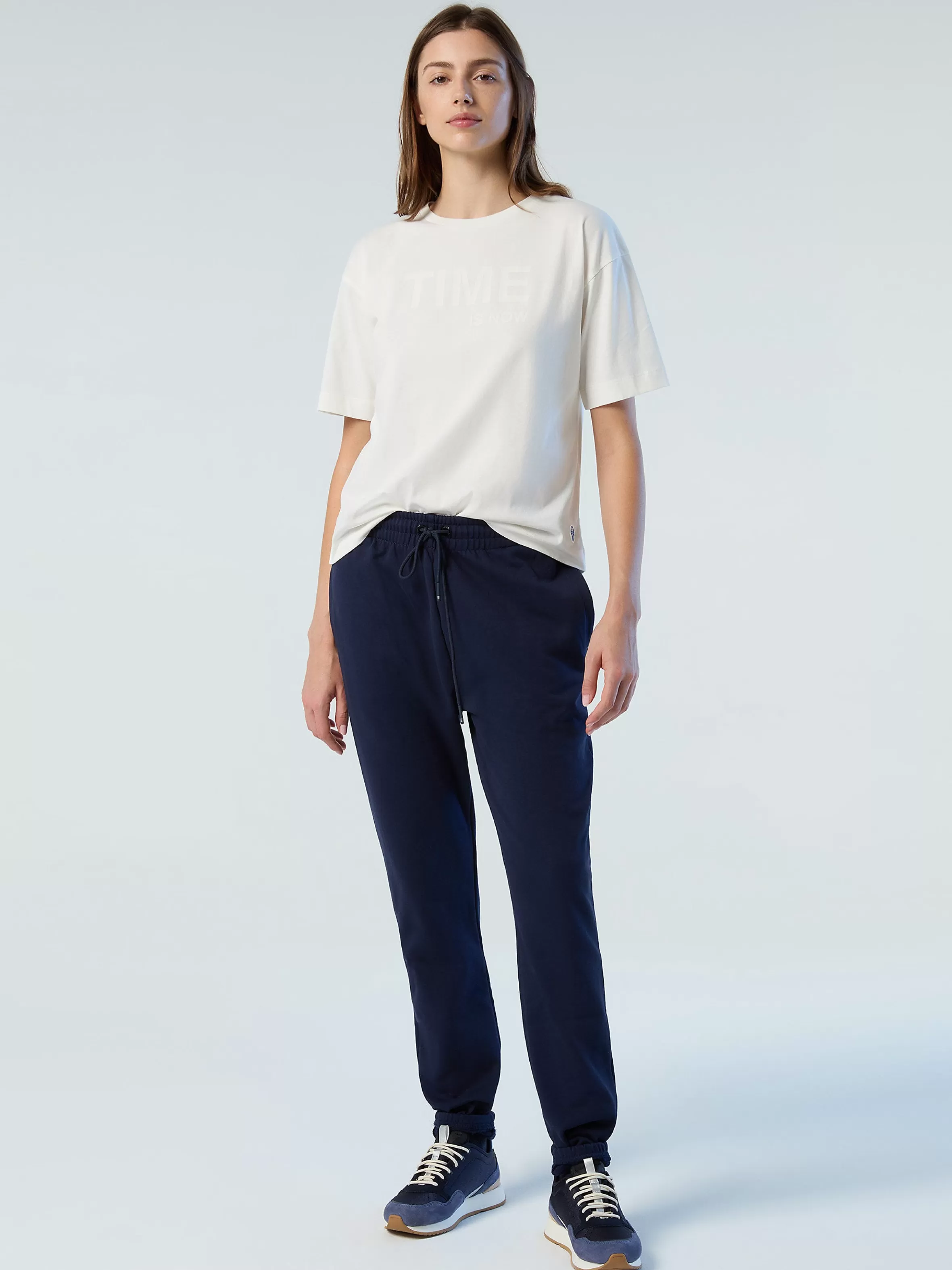 Donna North Sails Pantaloni Jogging In Cotone