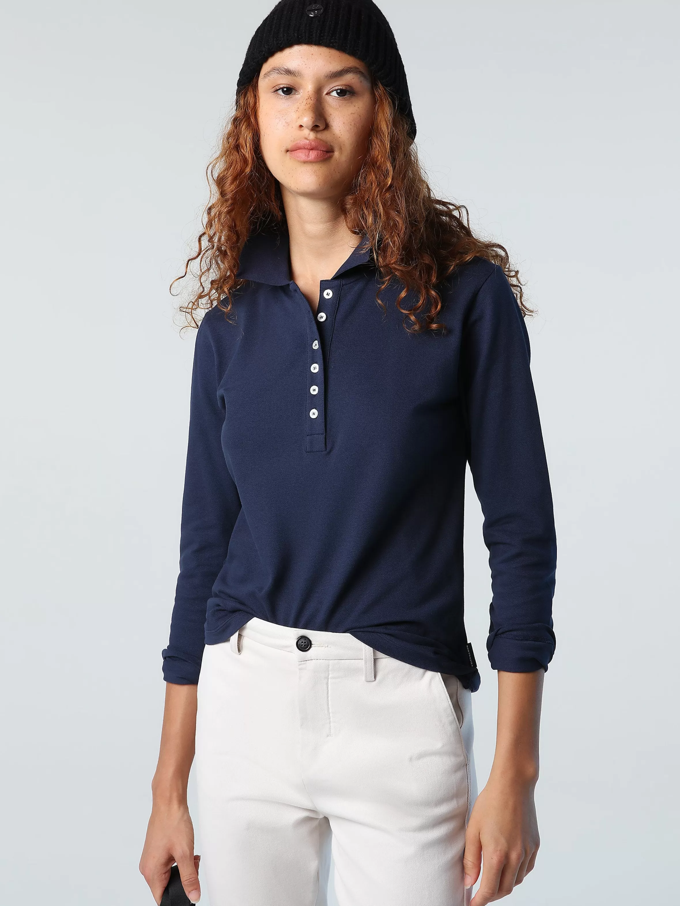 Donna North Sails Polo A Maniche Lunghe