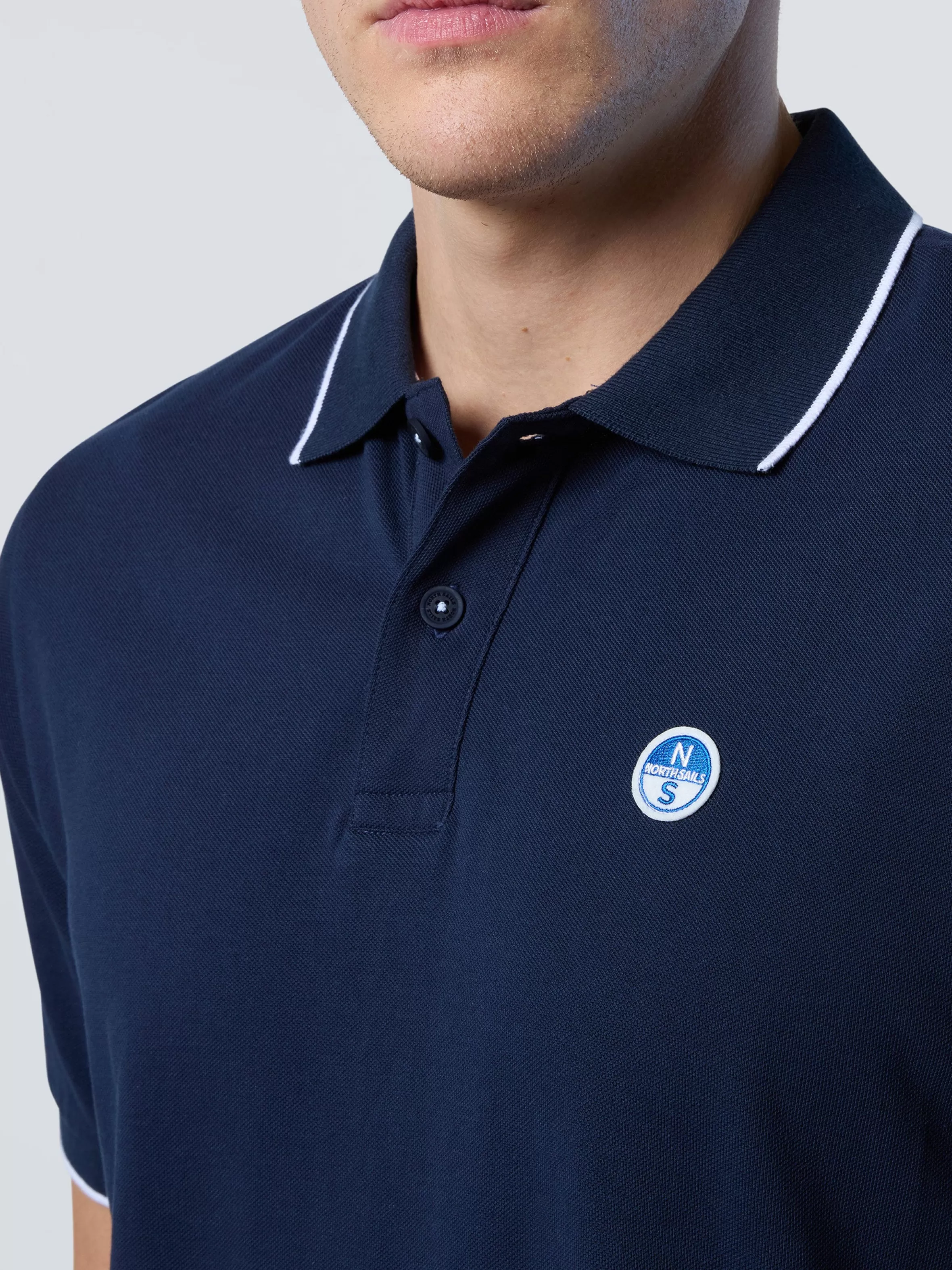 Uomo North Sails Polo Con Colletto Logato