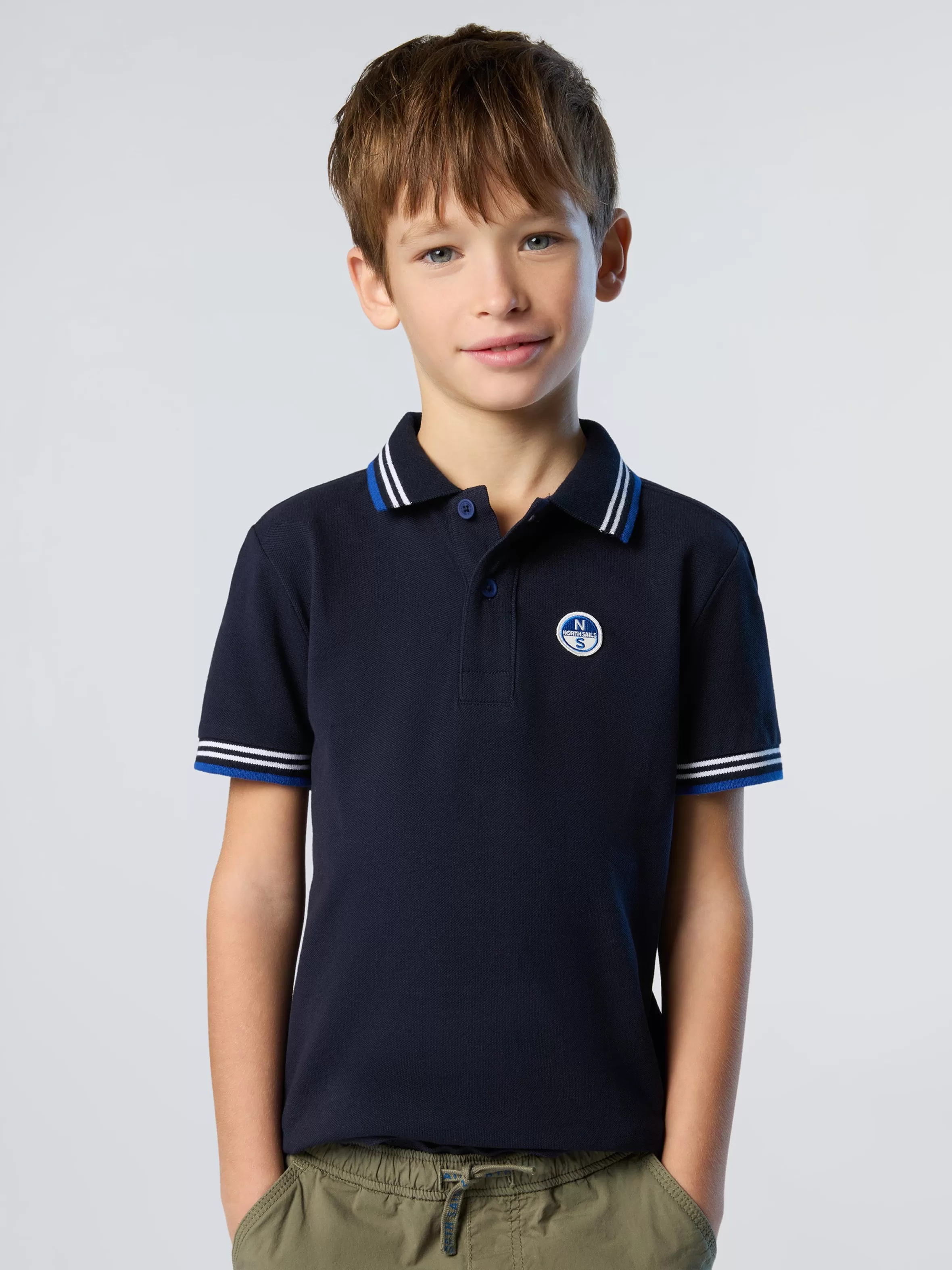 North Sails Polo Con Dettagli A Righe