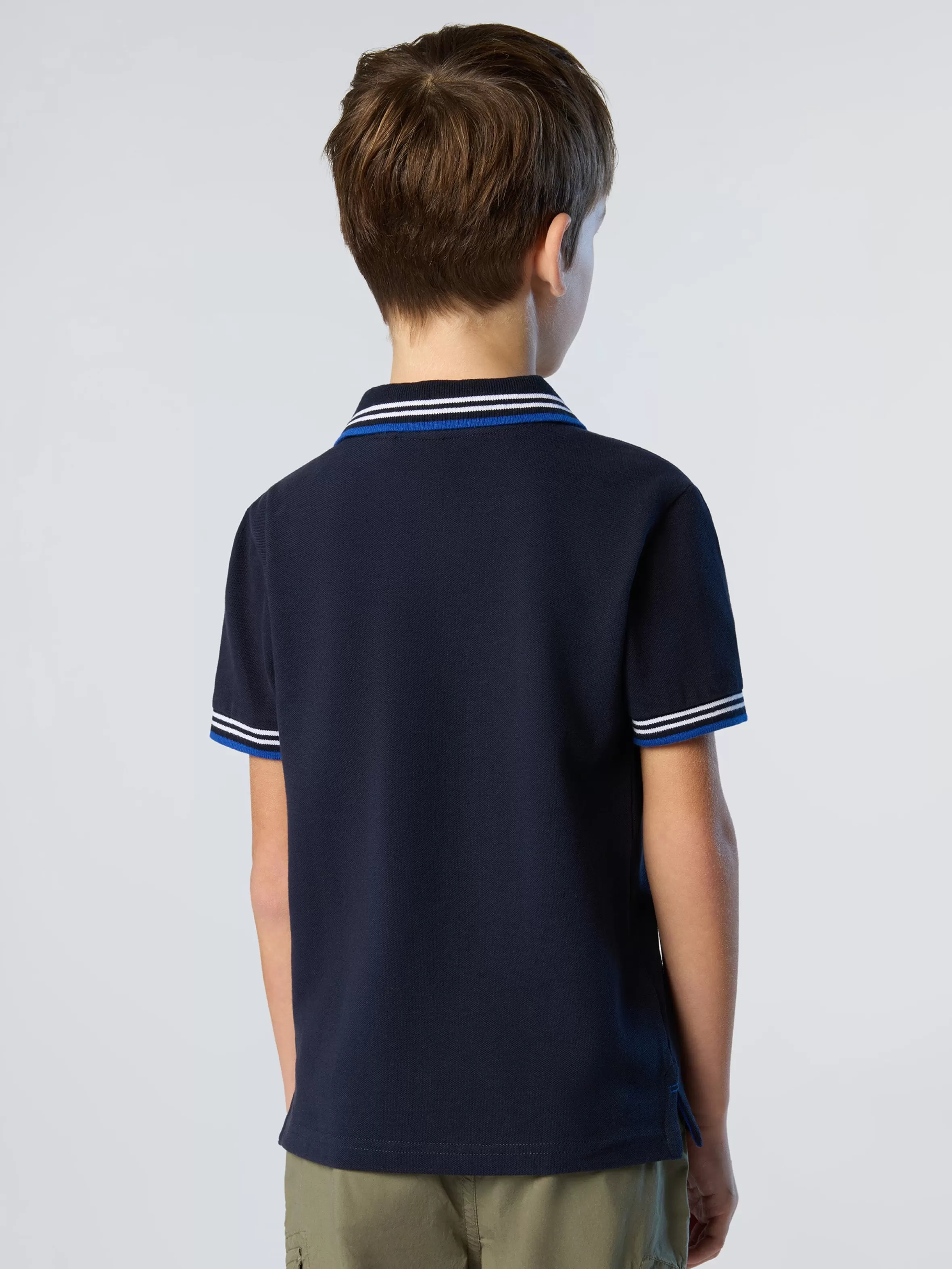 North Sails Polo Con Dettagli A Righe