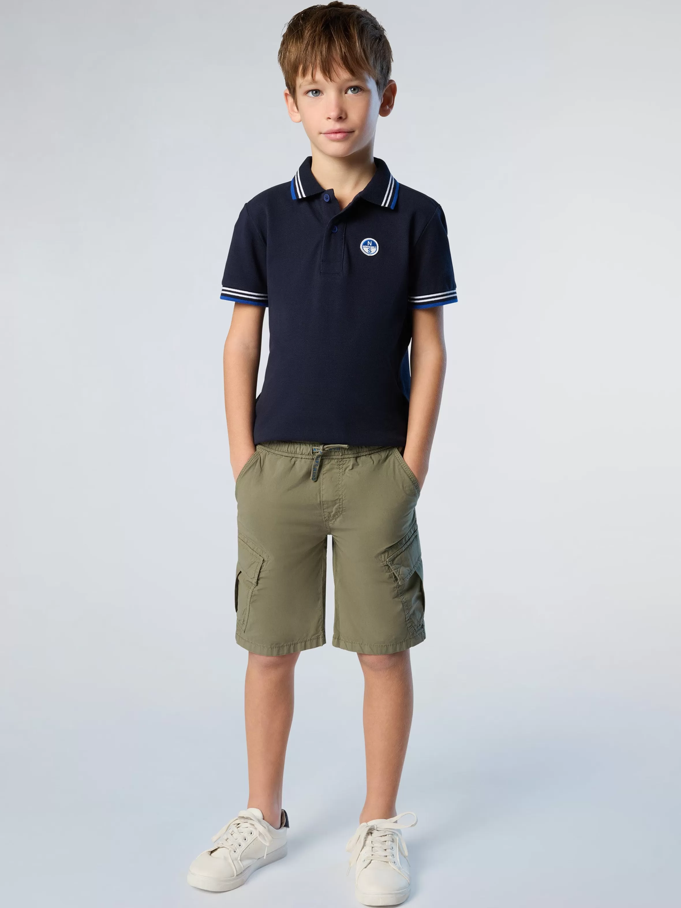 North Sails Polo Con Dettagli A Righe